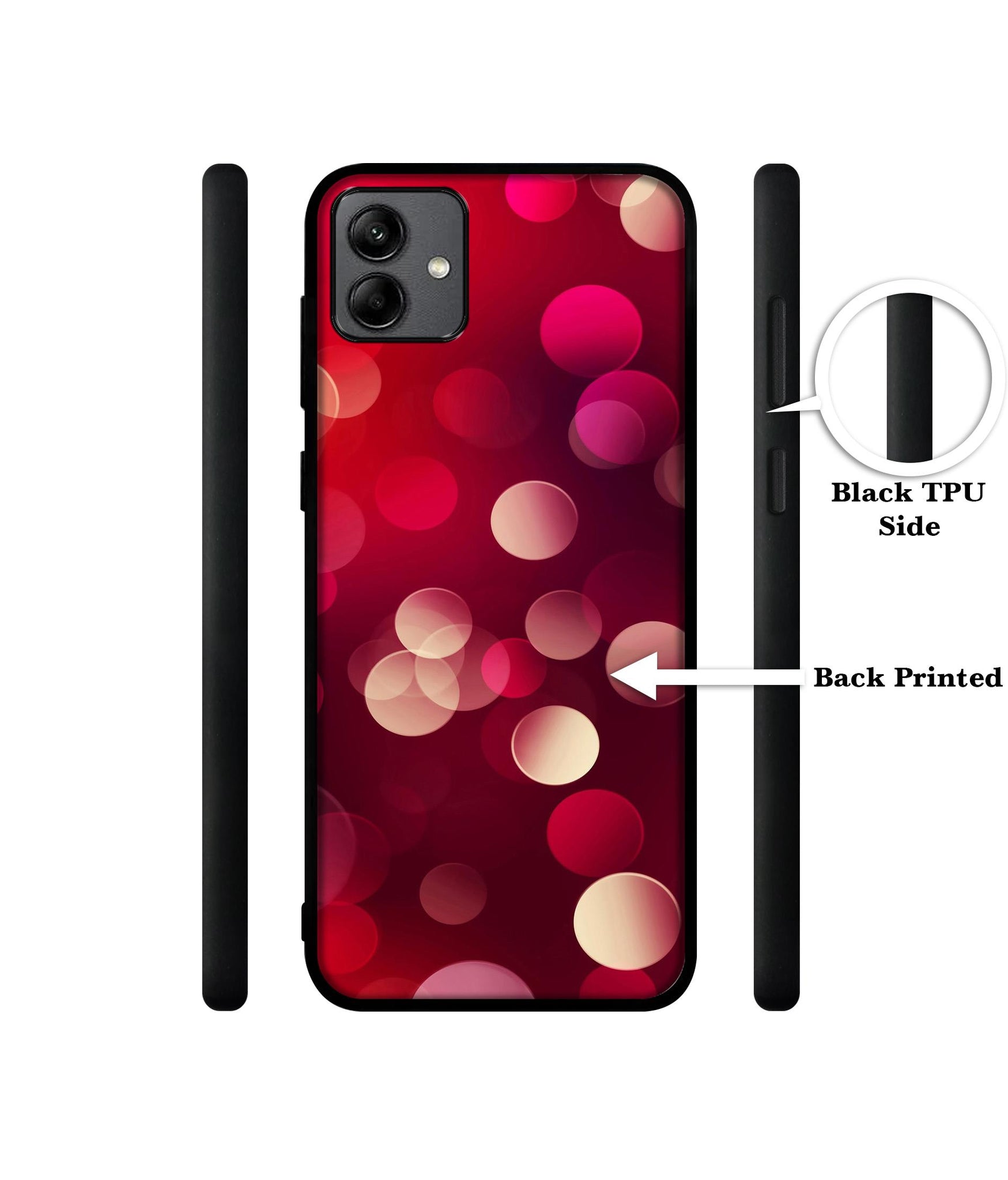 3D Circles Designer 2D Printed Back Case Cover for Samsung Galaxy A04 4G