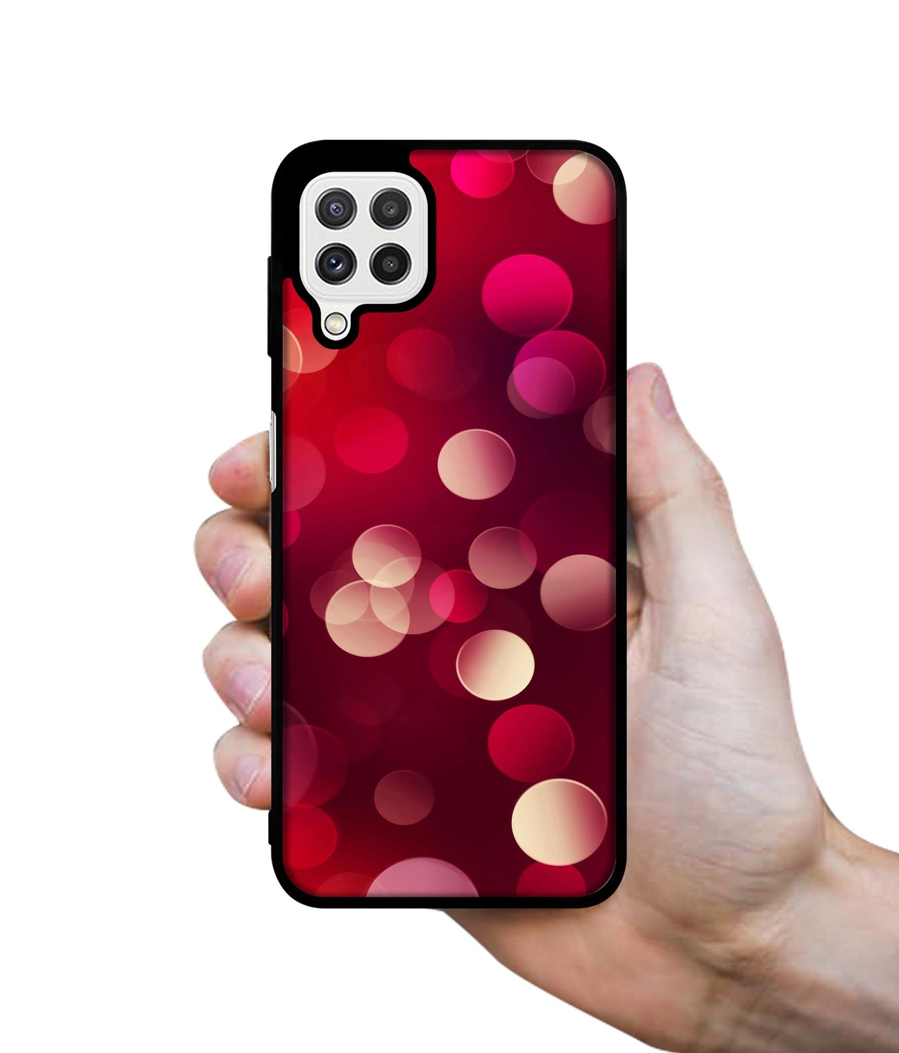 3D Circles Designer 2D Printed Back Case Cover for Samsung Galaxy A22 4G / M22 4G