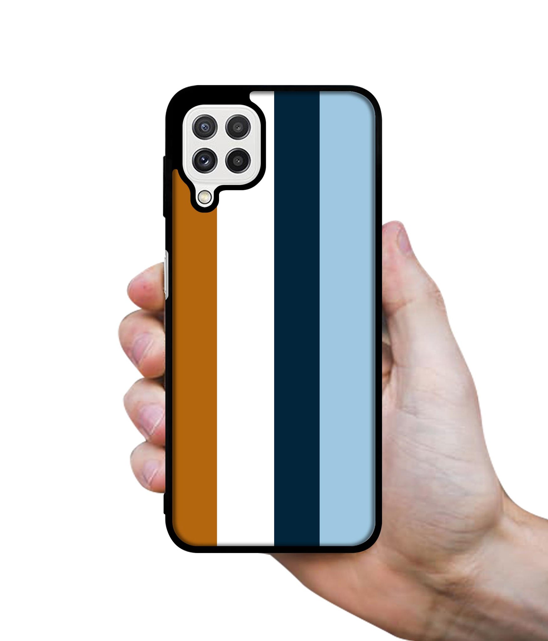 Color Stripes Designer 2D Printed Back Case Cover for Samsung Galaxy A22 4G / M22 4G