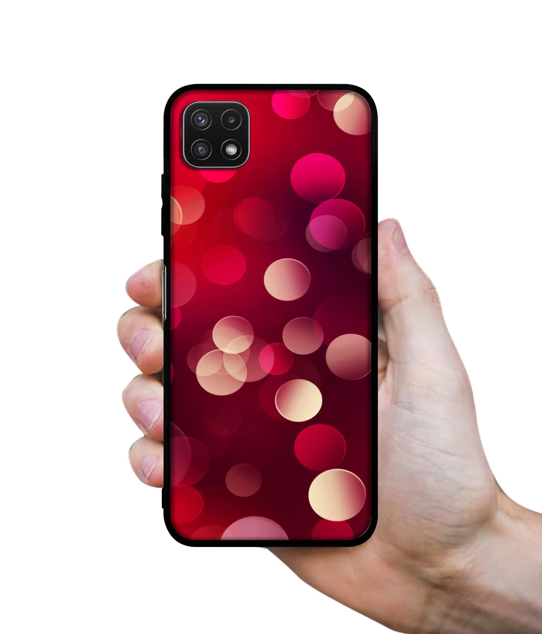 3D Circles Designer 2D Printed Back Case Cover for Samsung Galaxy A22 5G / F42 5G