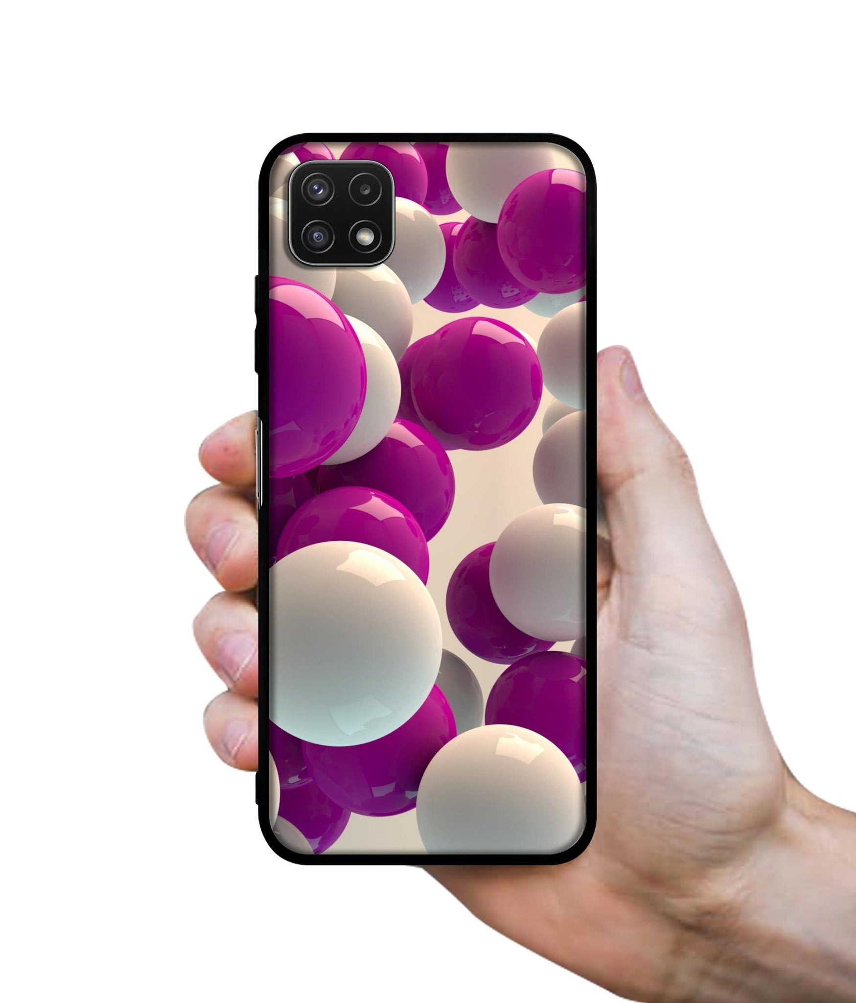 3D Balloons Designer 2D Printed Back Case Cover for Samsung Galaxy A22 5G / F42 5G