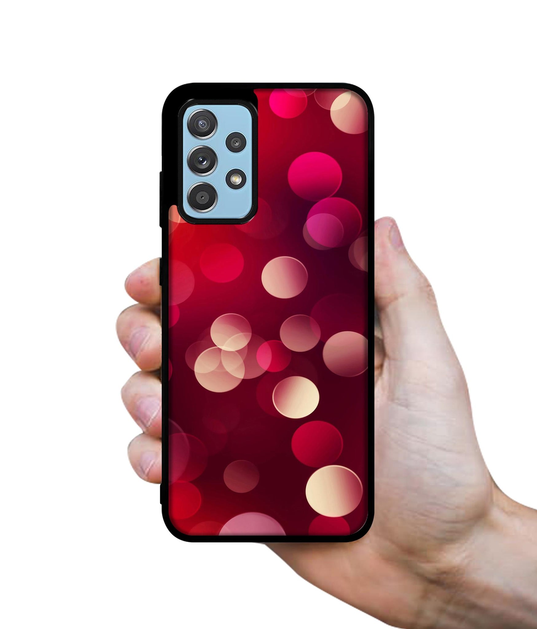 3D Circles Designer 2D Printed Back Case Cover for Samsung Galaxy A52 4G / A52 5G / A52s 5G