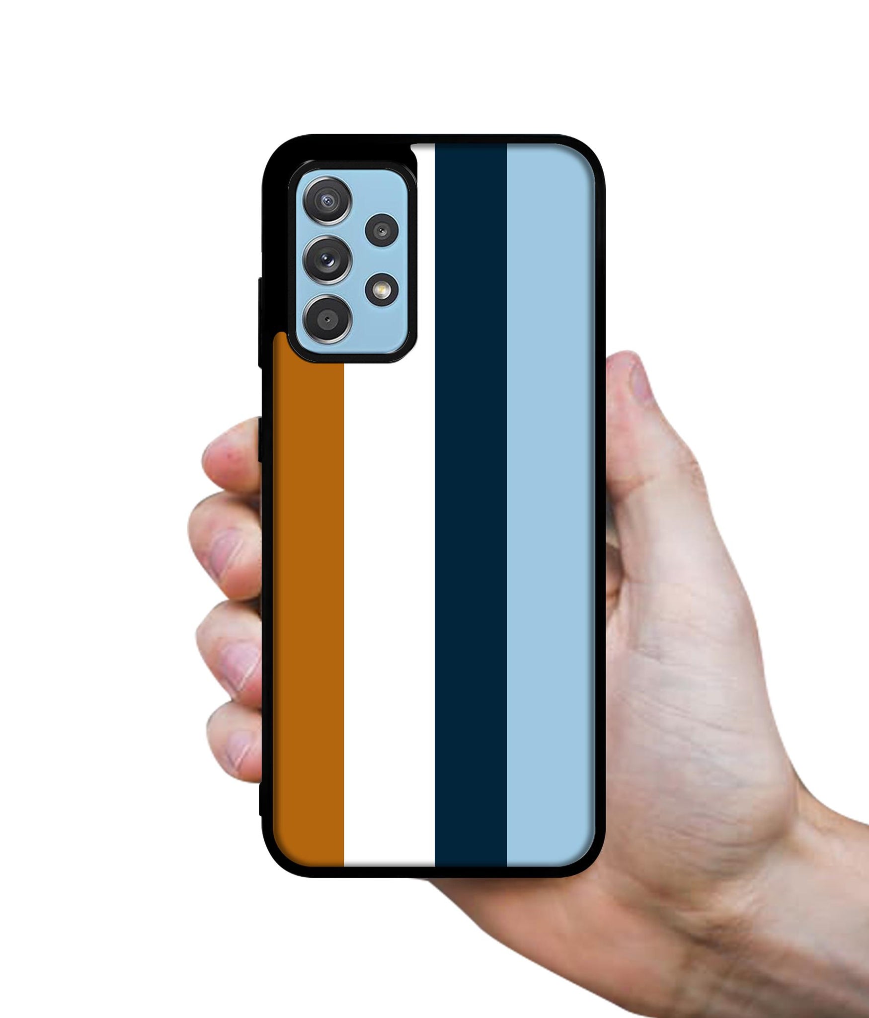 Color Stripes Designer 2D Printed Back Case Cover for Samsung Galaxy A52 4G / A52 5G / A52s 5G