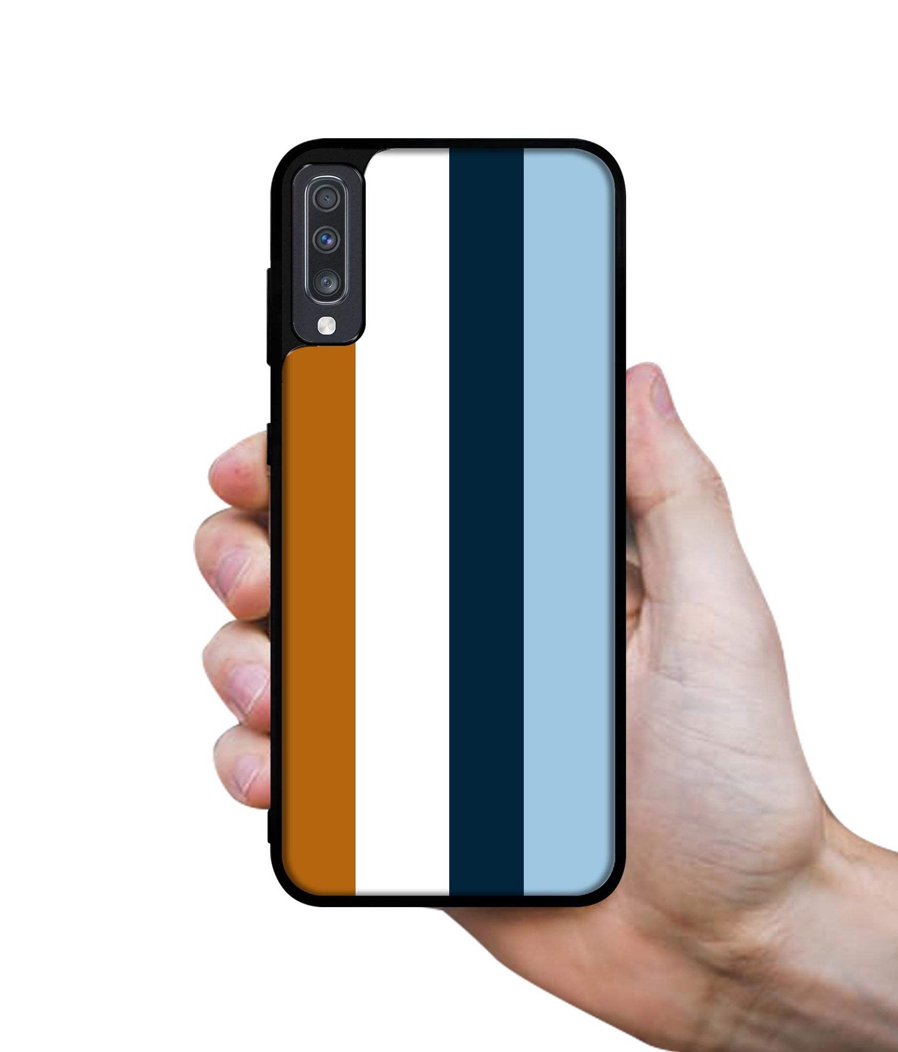 Color Stripes Designer 2D Printed Back Case Cover for Samsung Galaxy A70 4G / A70s 4G