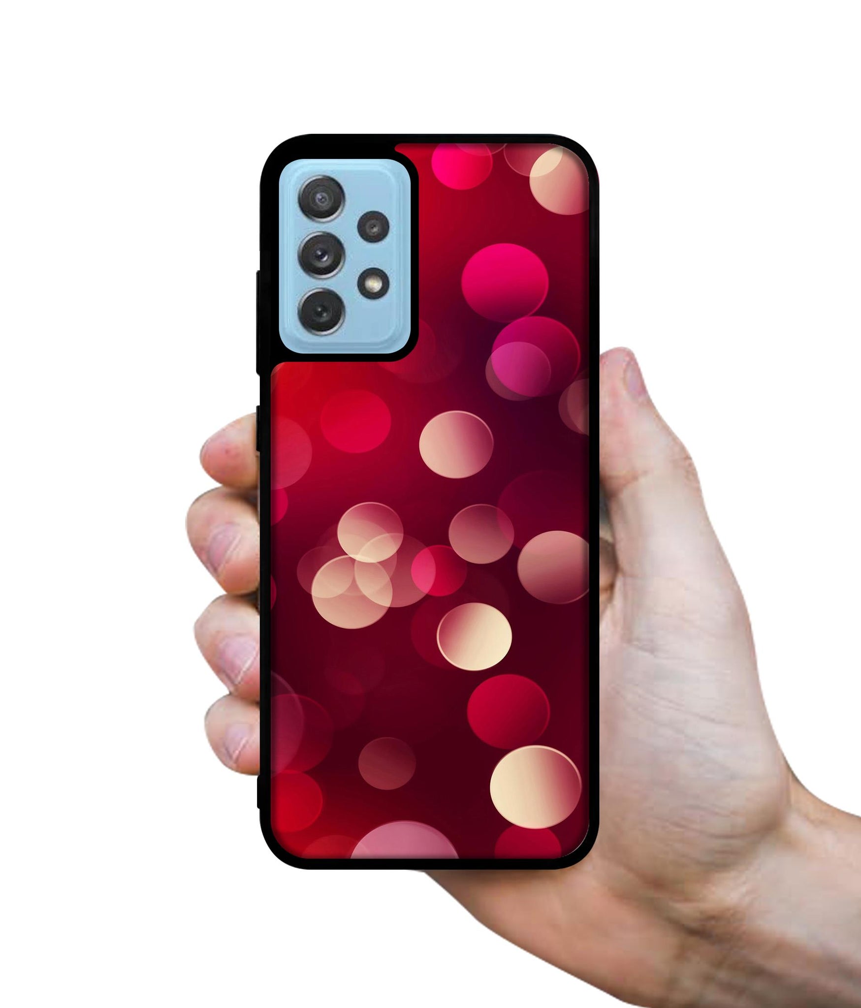 3D Circles Designer 2D Printed Back Case Cover for Samsung Galaxy A72 5G