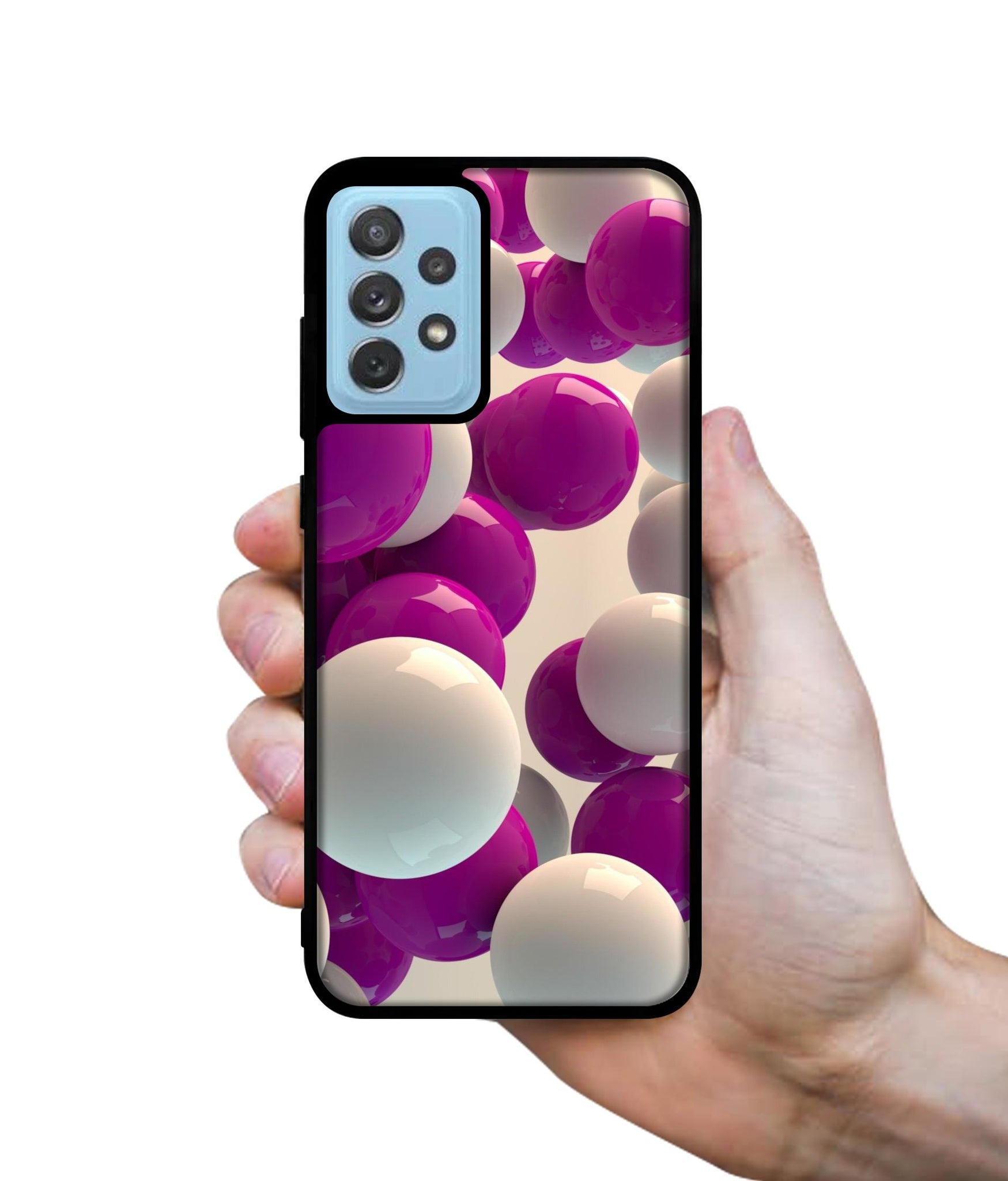 3D Balloons Designer 2D Printed Back Case Cover for Samsung Galaxy A72 5G