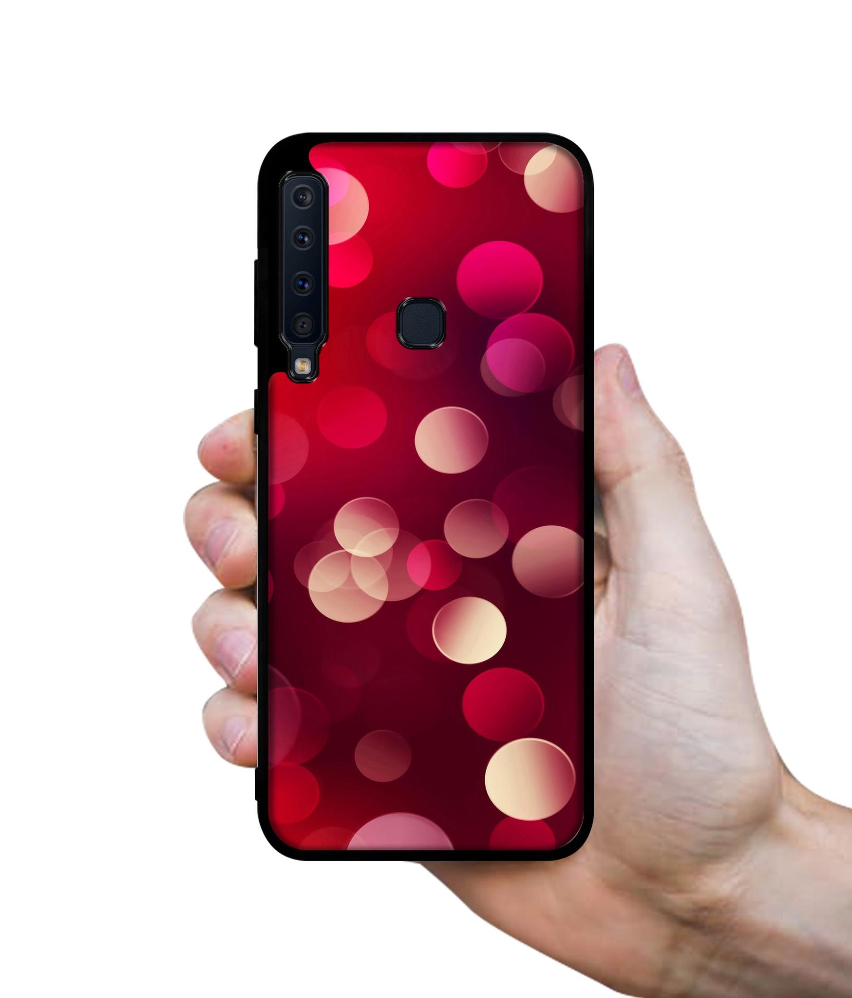 3D Circles Designer 2D Printed Back Case Cover for Samsung Galaxy A9 (2018) 4G