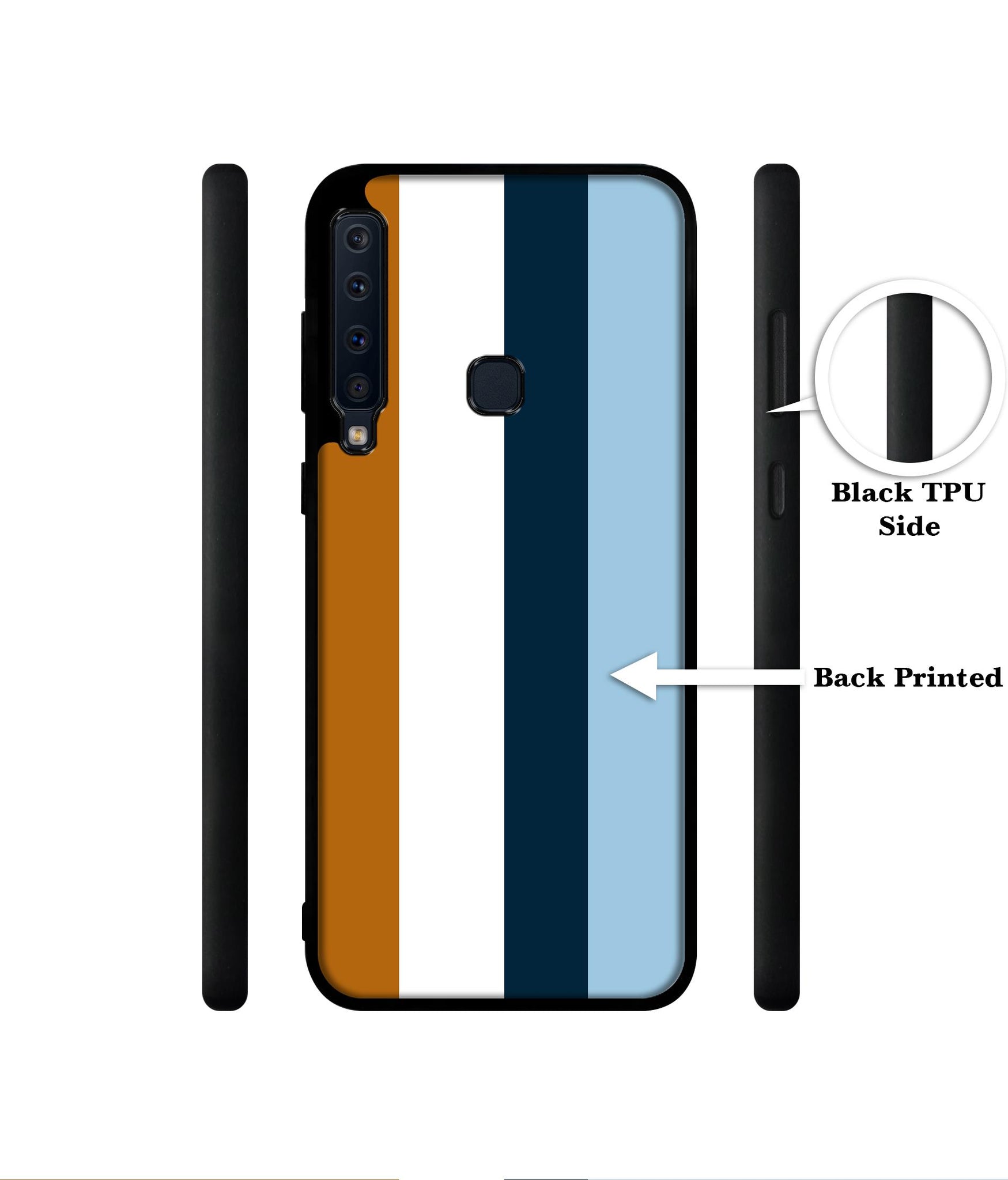 Color Stripes Designer 2D Printed Back Case Cover for Samsung Galaxy A9 (2018) 4G