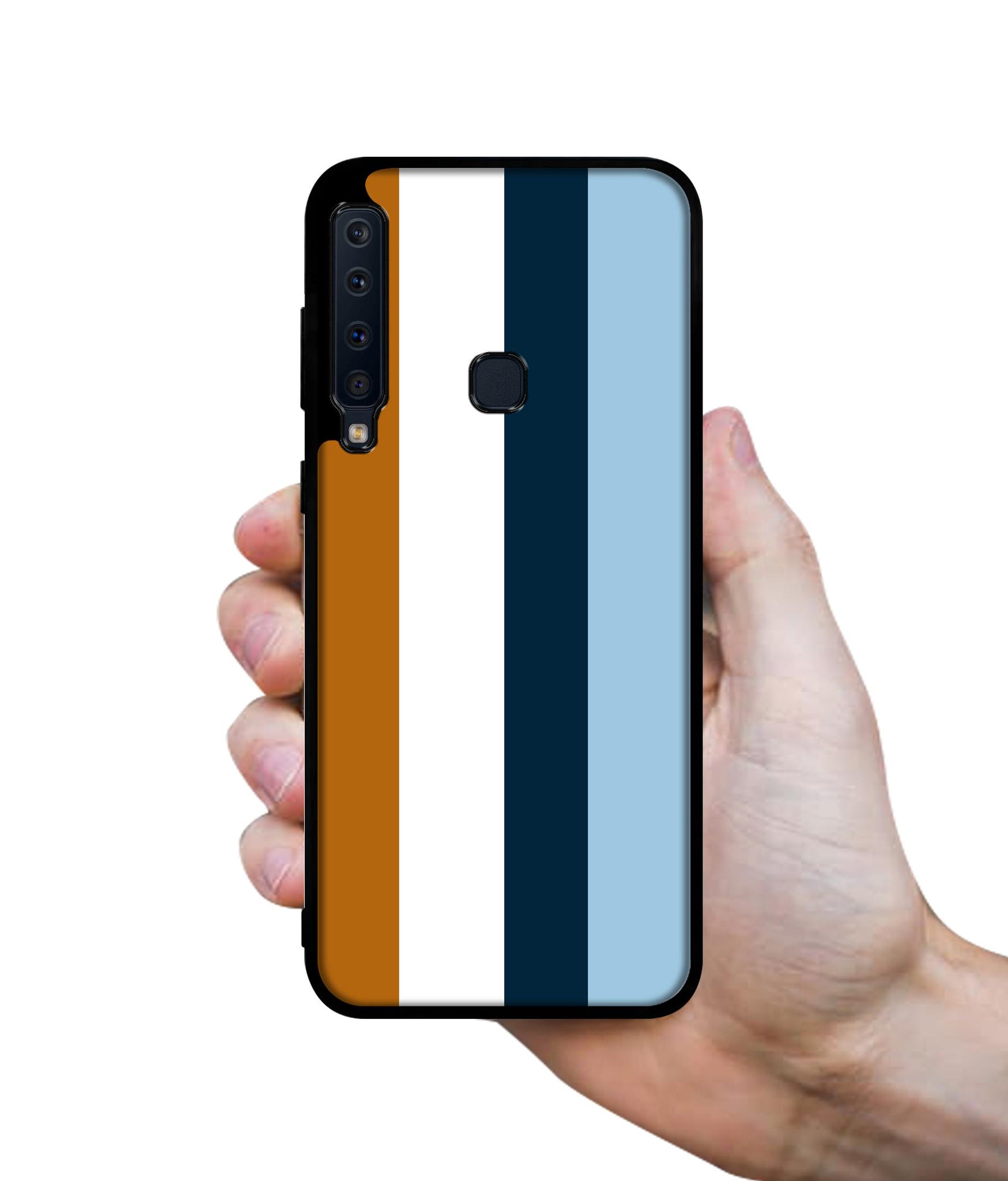 Color Stripes Designer 2D Printed Back Case Cover for Samsung Galaxy A9 (2018) 4G