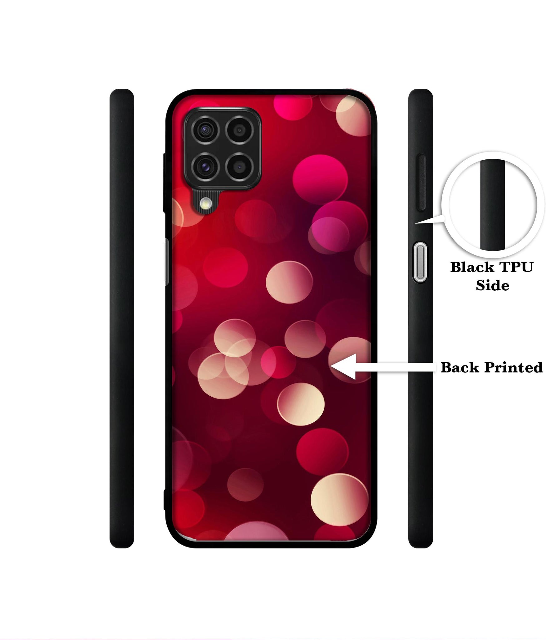 3D Circles Designer 2D Printed Back Case Cover for Samsung Galaxy F62 4G / M62 4G