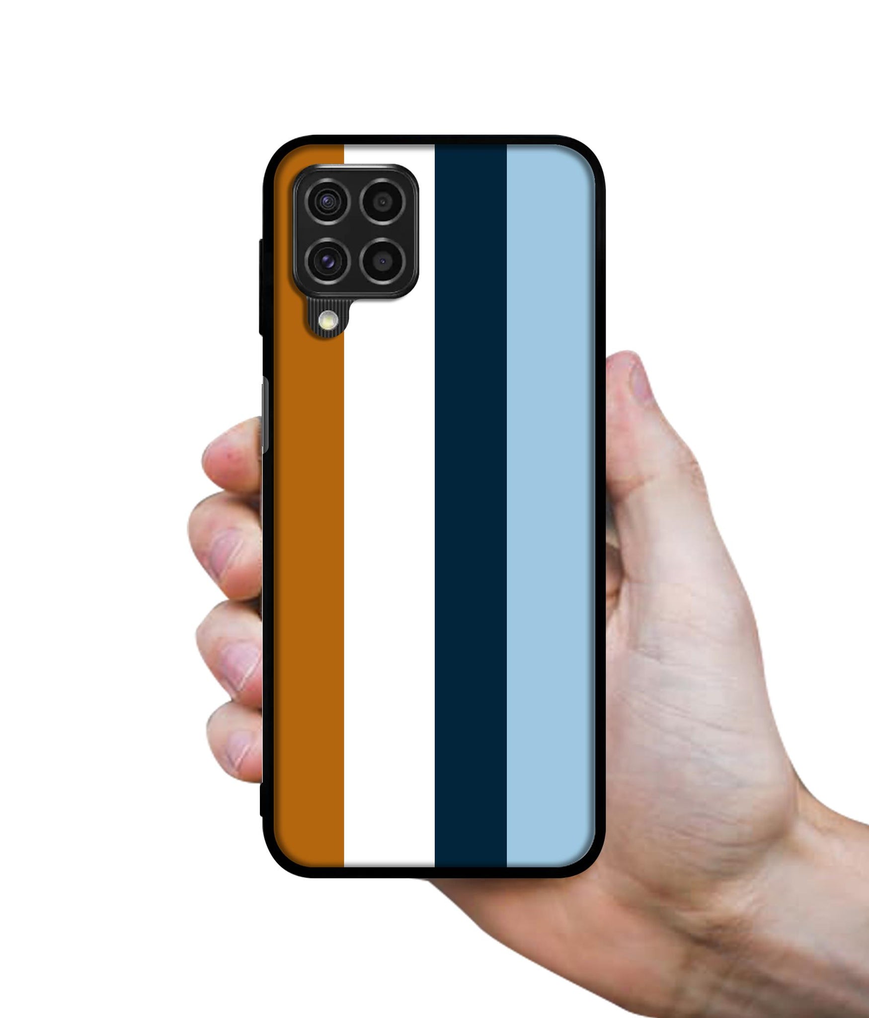 Color Stripes Designer 2D Printed Back Case Cover for Samsung Galaxy F62 4G / M62 4G