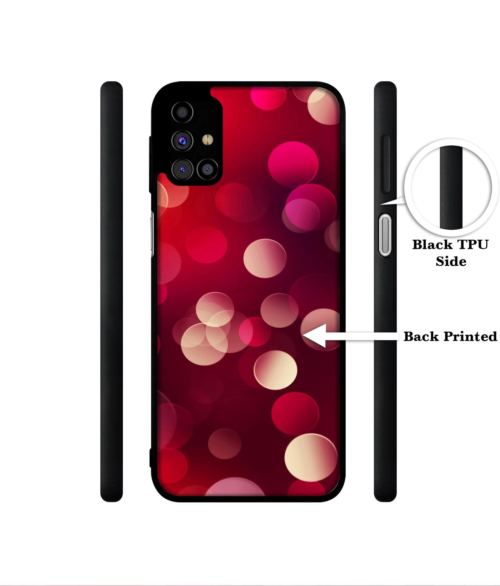 3D Circles Designer 2D Printed Back Case Cover for Samsung Galaxy M31s 4G