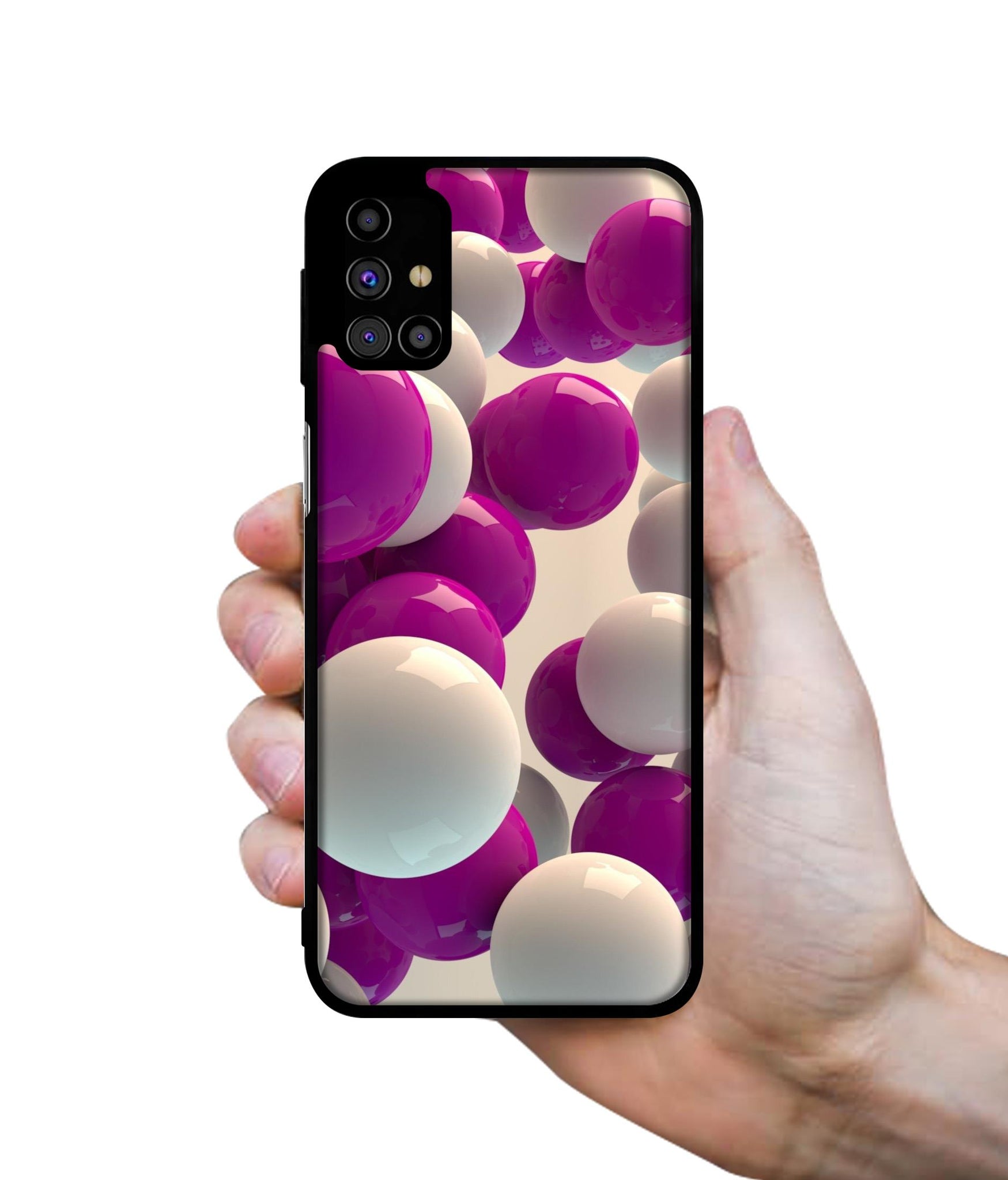 3D Balloons Designer 2D Printed Back Case Cover for Samsung Galaxy M31s 4G