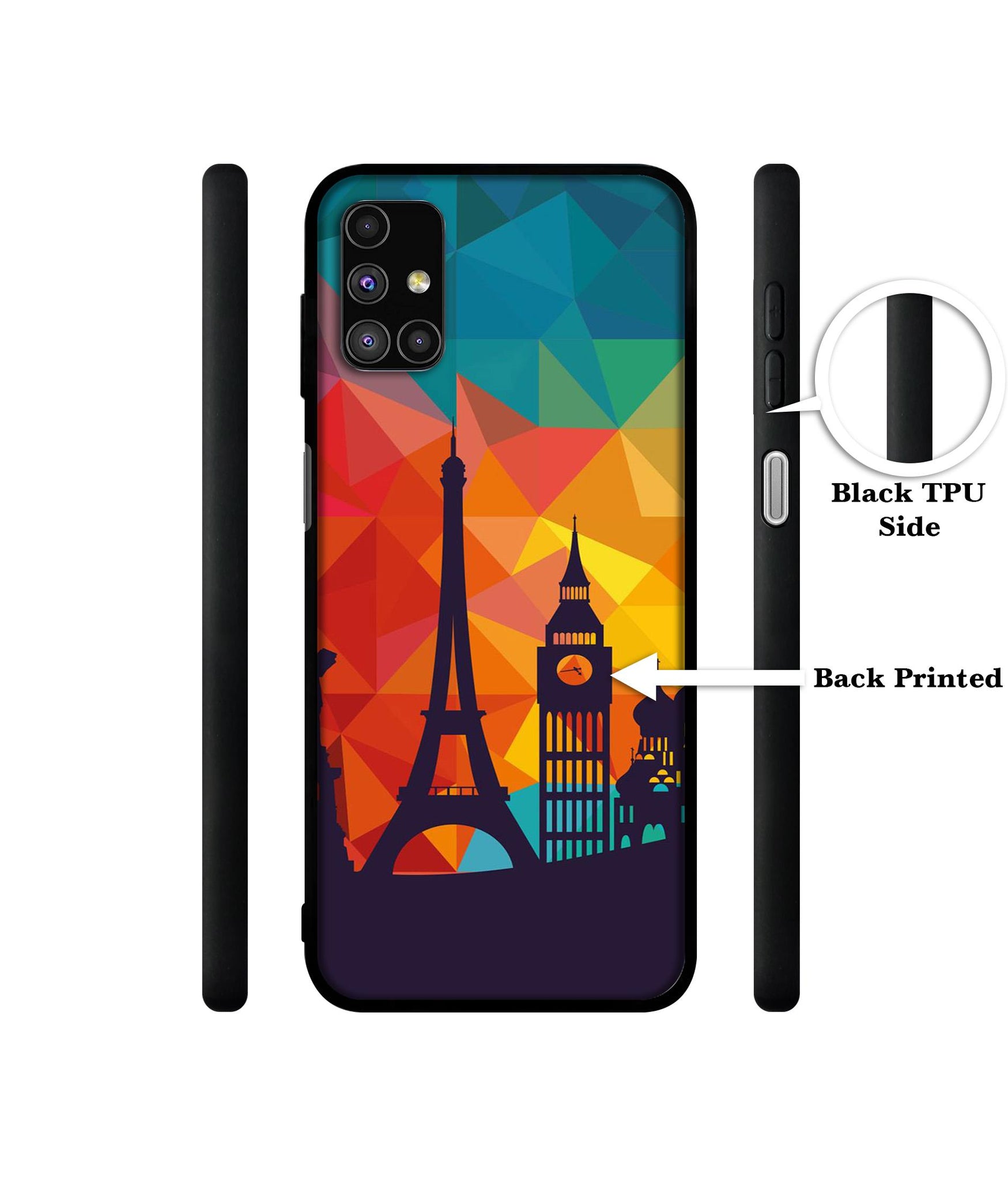 Colored Paris Designer 2D Printed Back Case Cover for Samsung Galaxy M51 4G