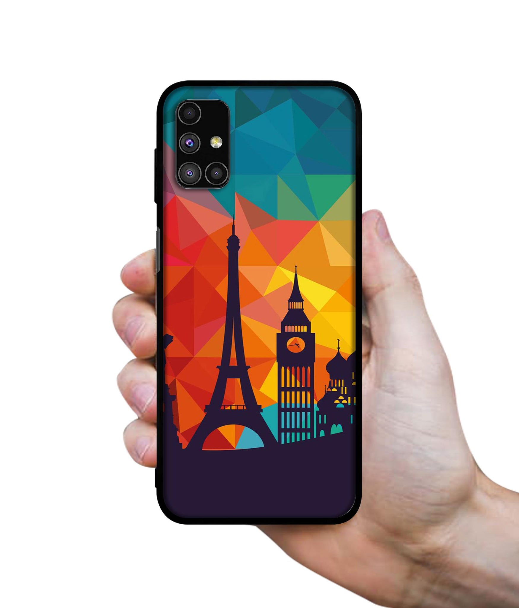 Colored Paris Designer 2D Printed Back Case Cover for Samsung Galaxy M51 4G