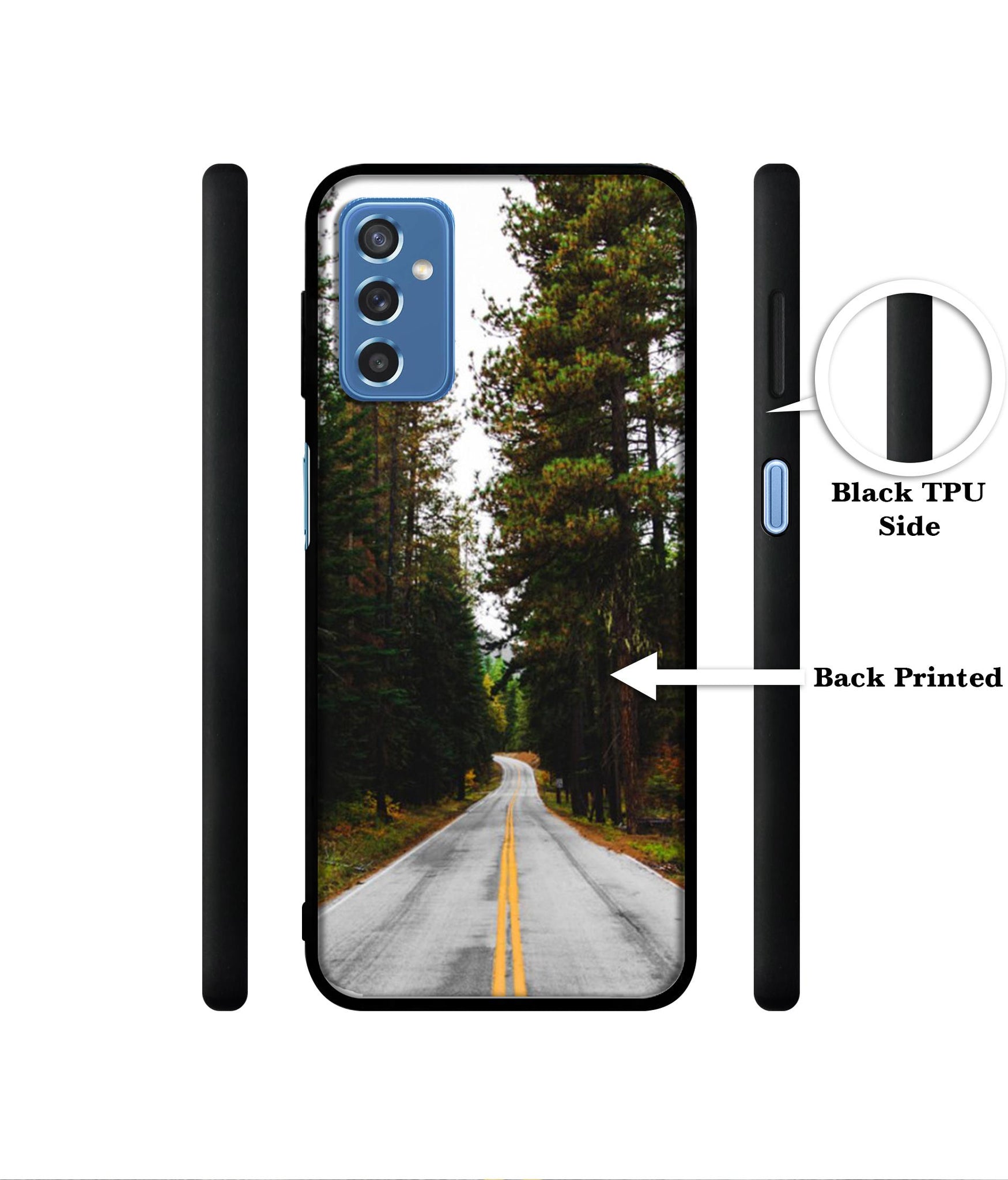 Road Photo Designer 2D Printed Back Case Cover for Samsung Galaxy M52 5G