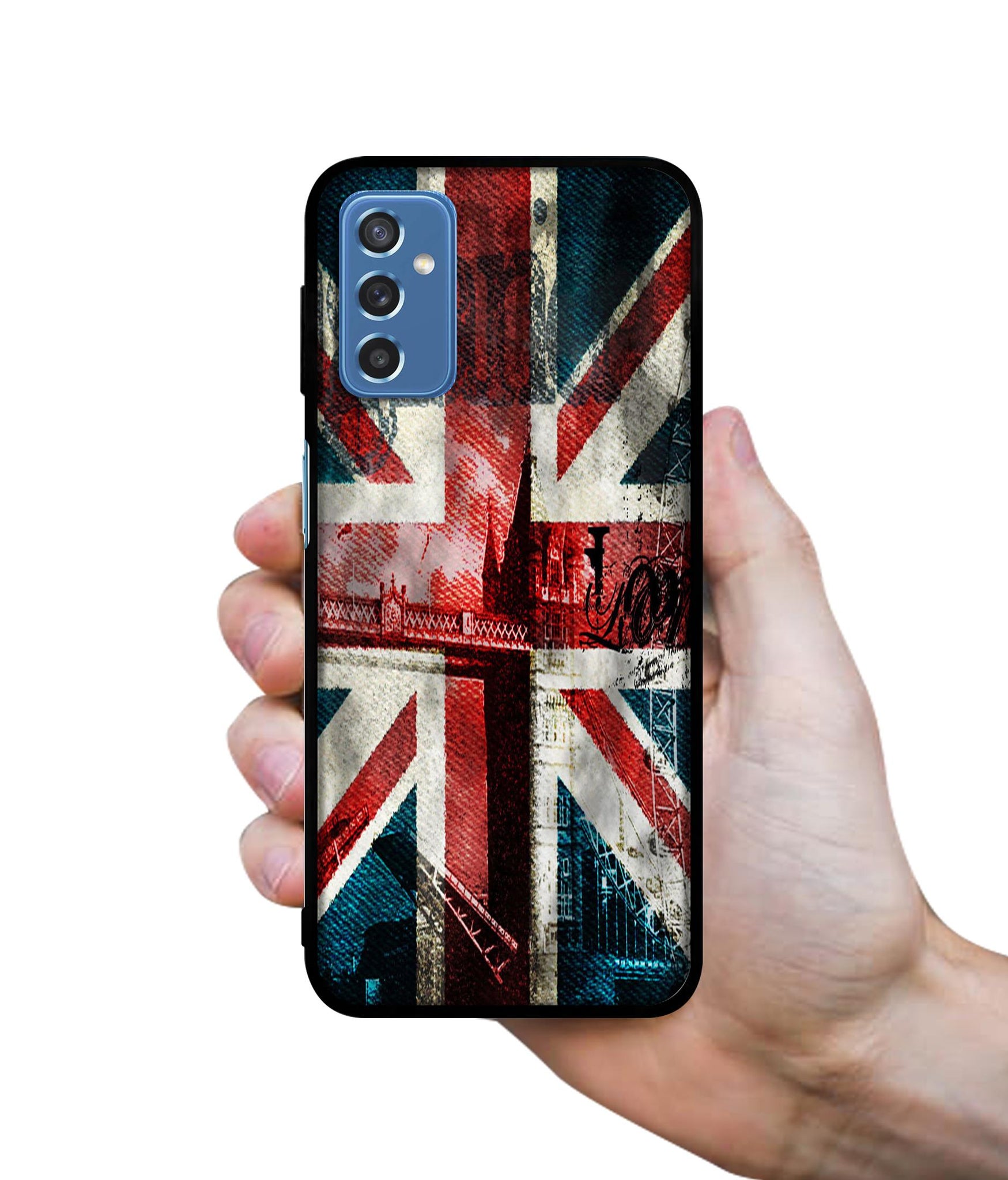 London Flag wallpaper Designer 2D Printed Back Case Cover for Samsung Galaxy M52 5G
