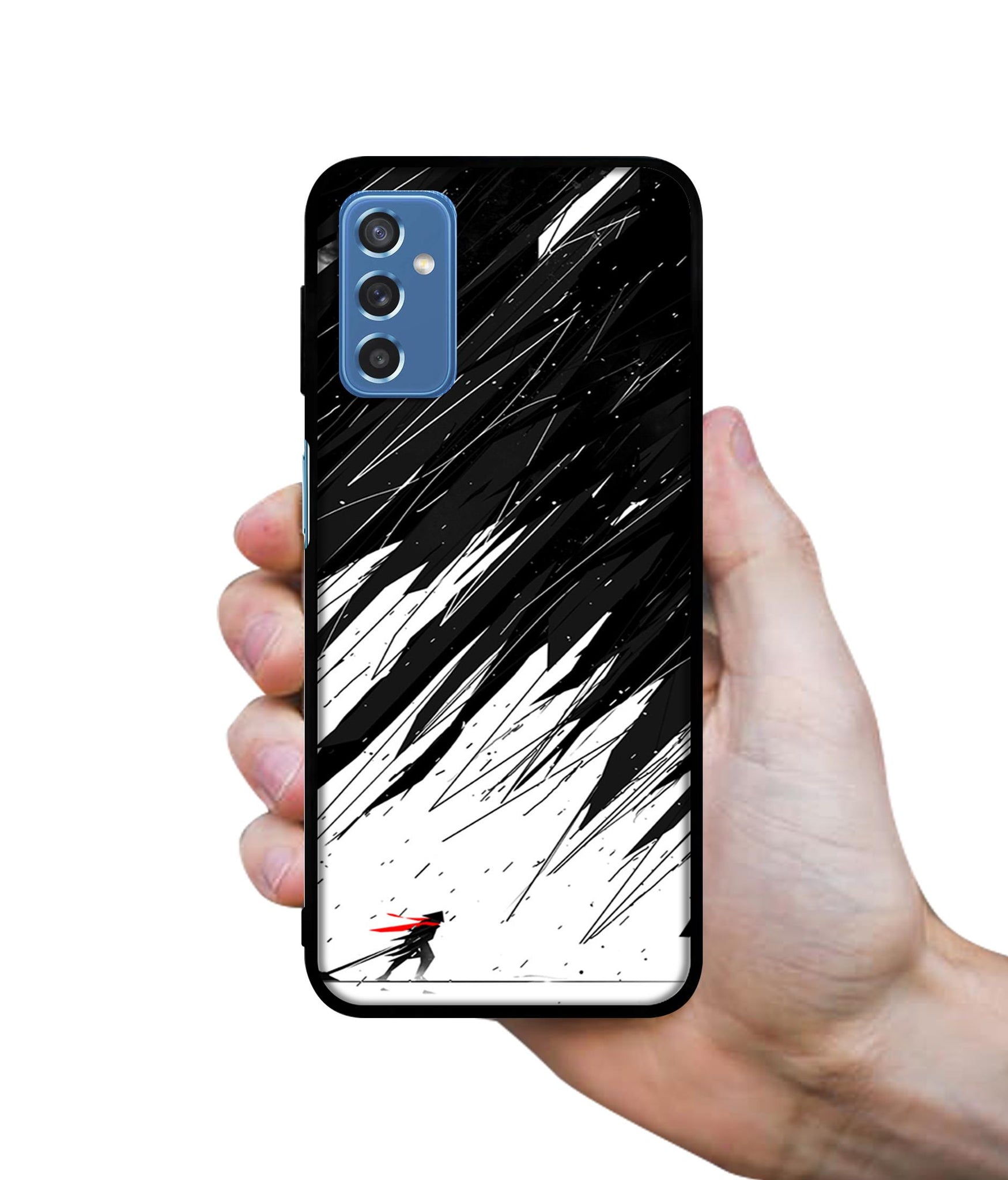 Geometric Strom Designer 2D Printed Back Case Cover for Samsung Galaxy M52 5G