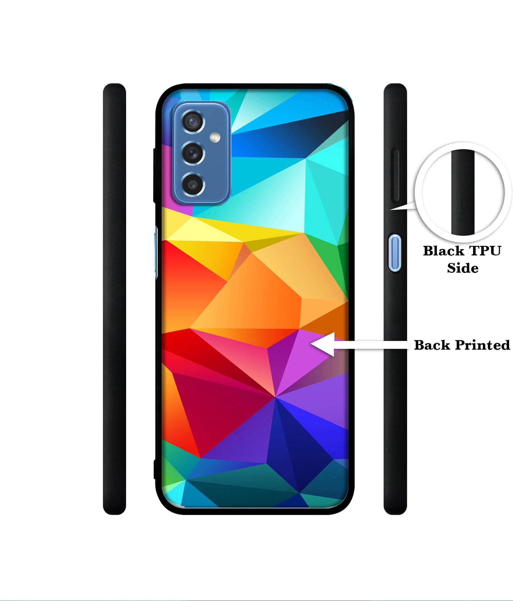 Colorful Pattern Designer 2D Printed Back Case Cover for Samsung Galaxy M52 5G