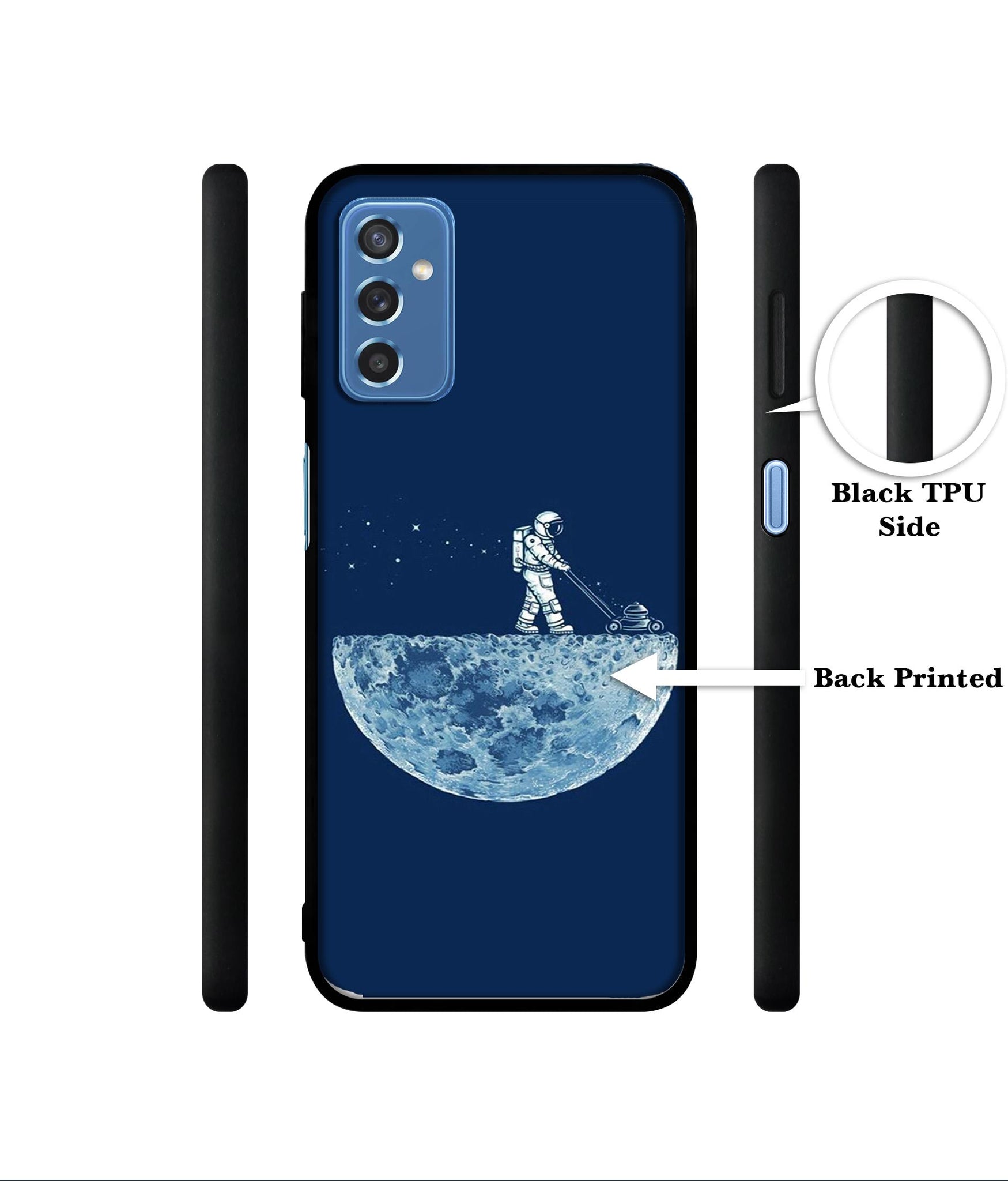 Moon Walk Designer 2D Printed Back Case Cover for Samsung Galaxy M52 5G