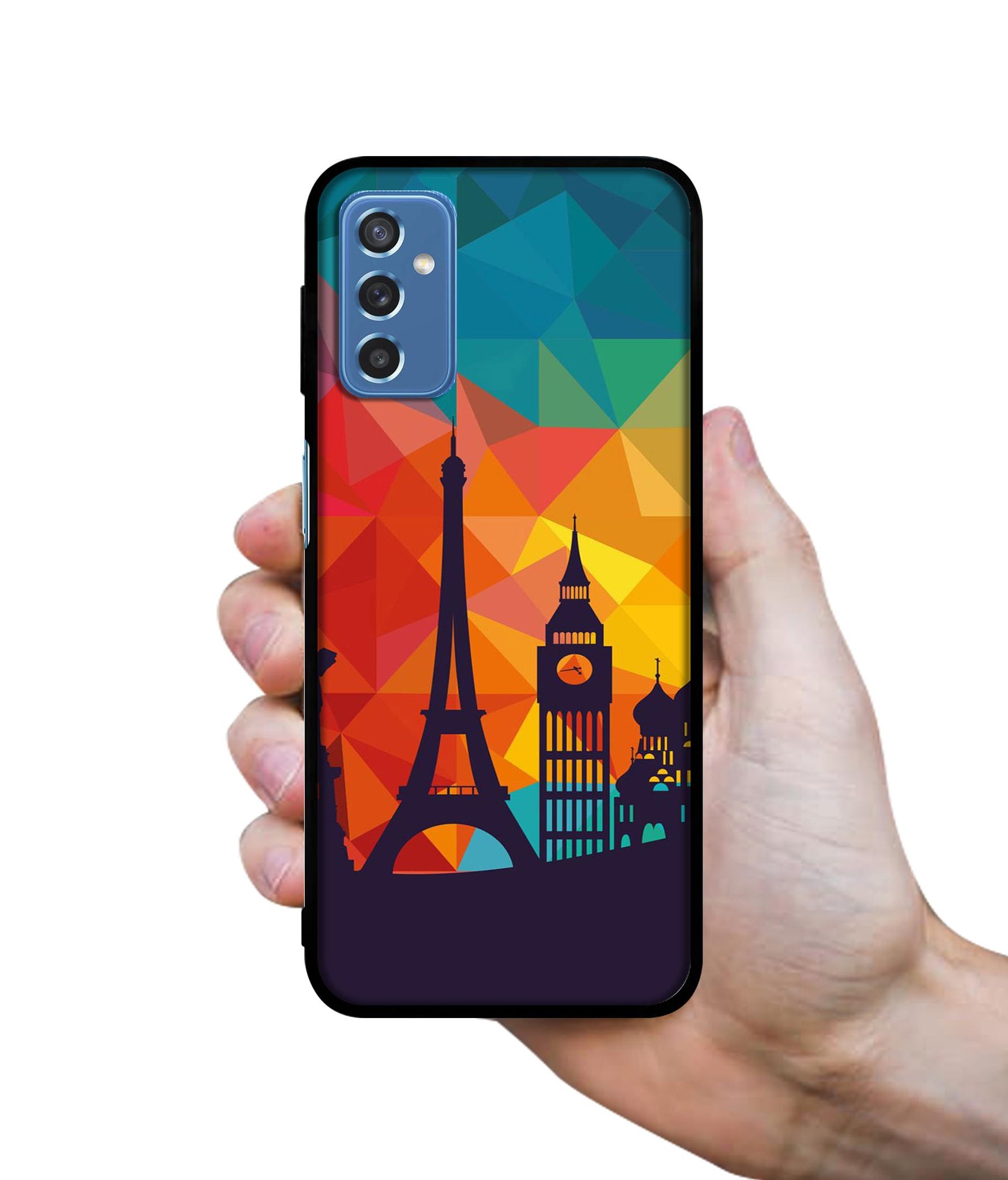 Colored Paris Designer 2D Printed Back Case Cover for Samsung Galaxy M52 5G