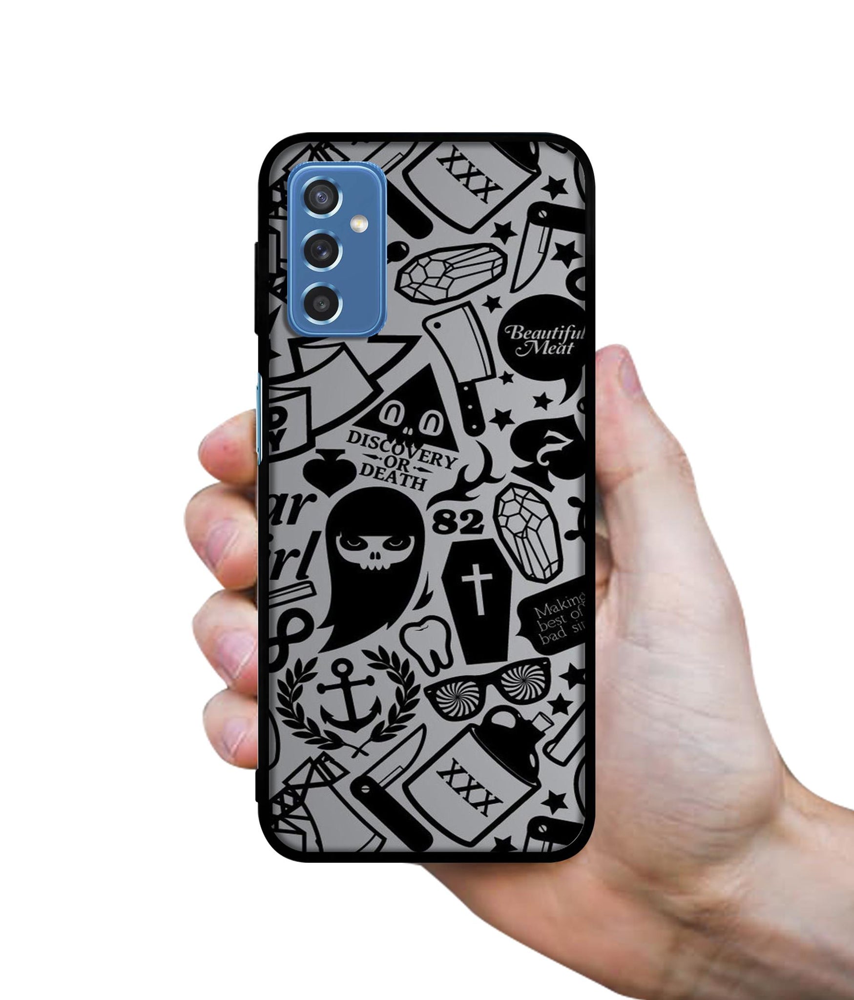 Discover Or Death Designer 2D Printed Back Case Cover for Samsung Galaxy M52 5G