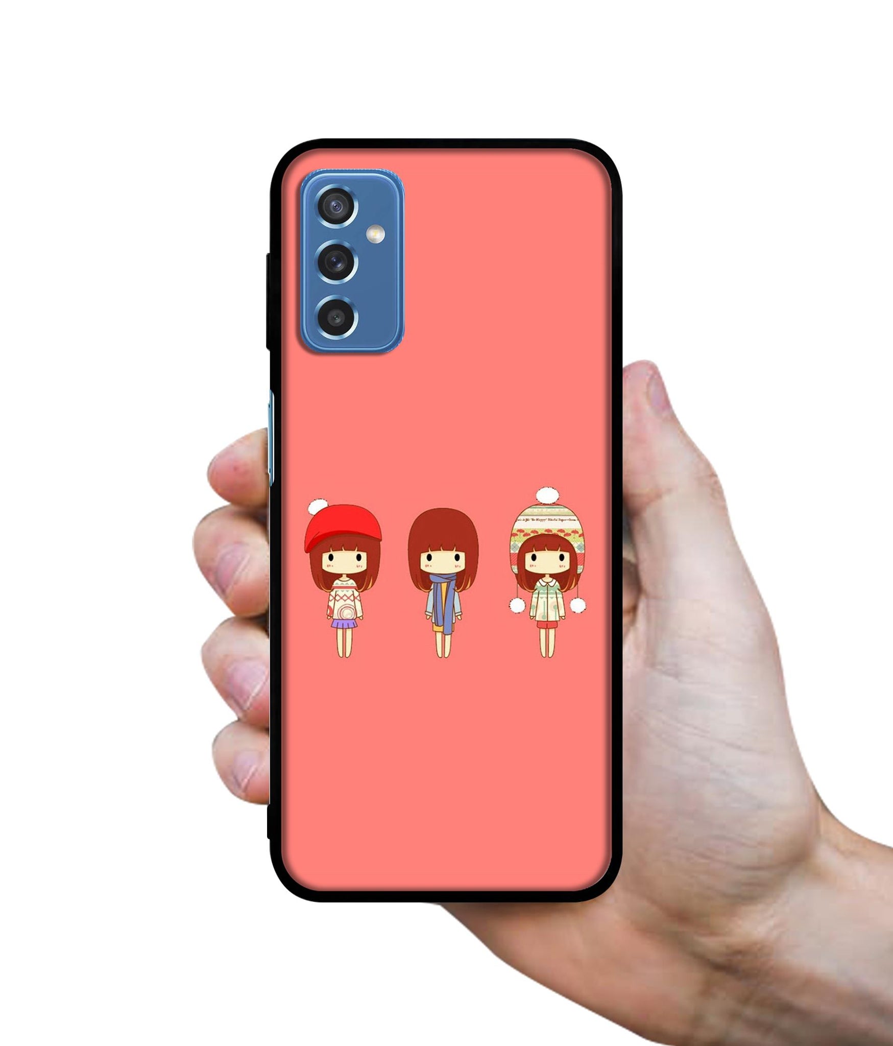 Cute Girls Designer 2D Printed Back Case Cover for Samsung Galaxy M52 5G