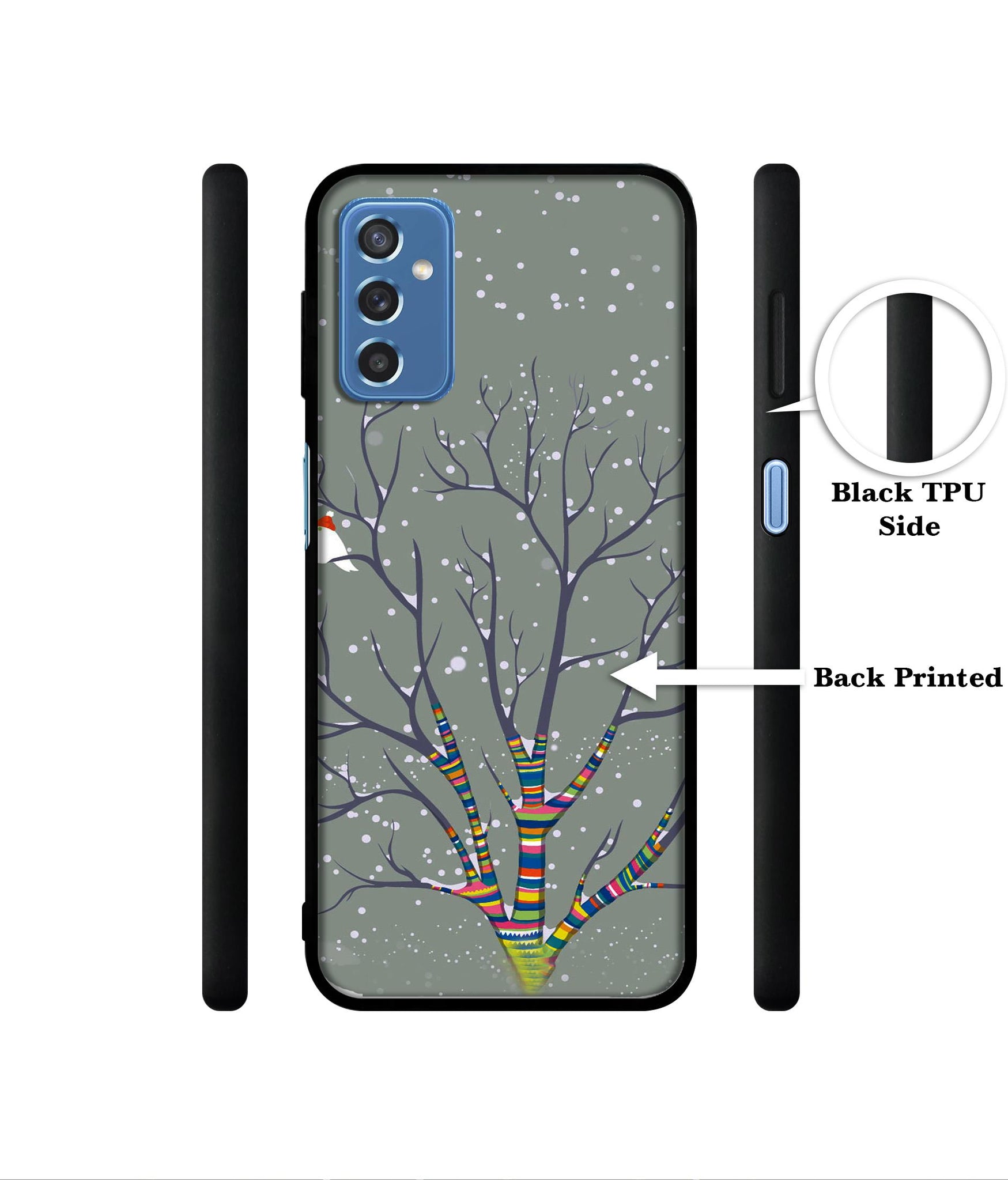 Winter Pattern Print Designer 2D Printed Back Case Cover for Samsung Galaxy M52 5G