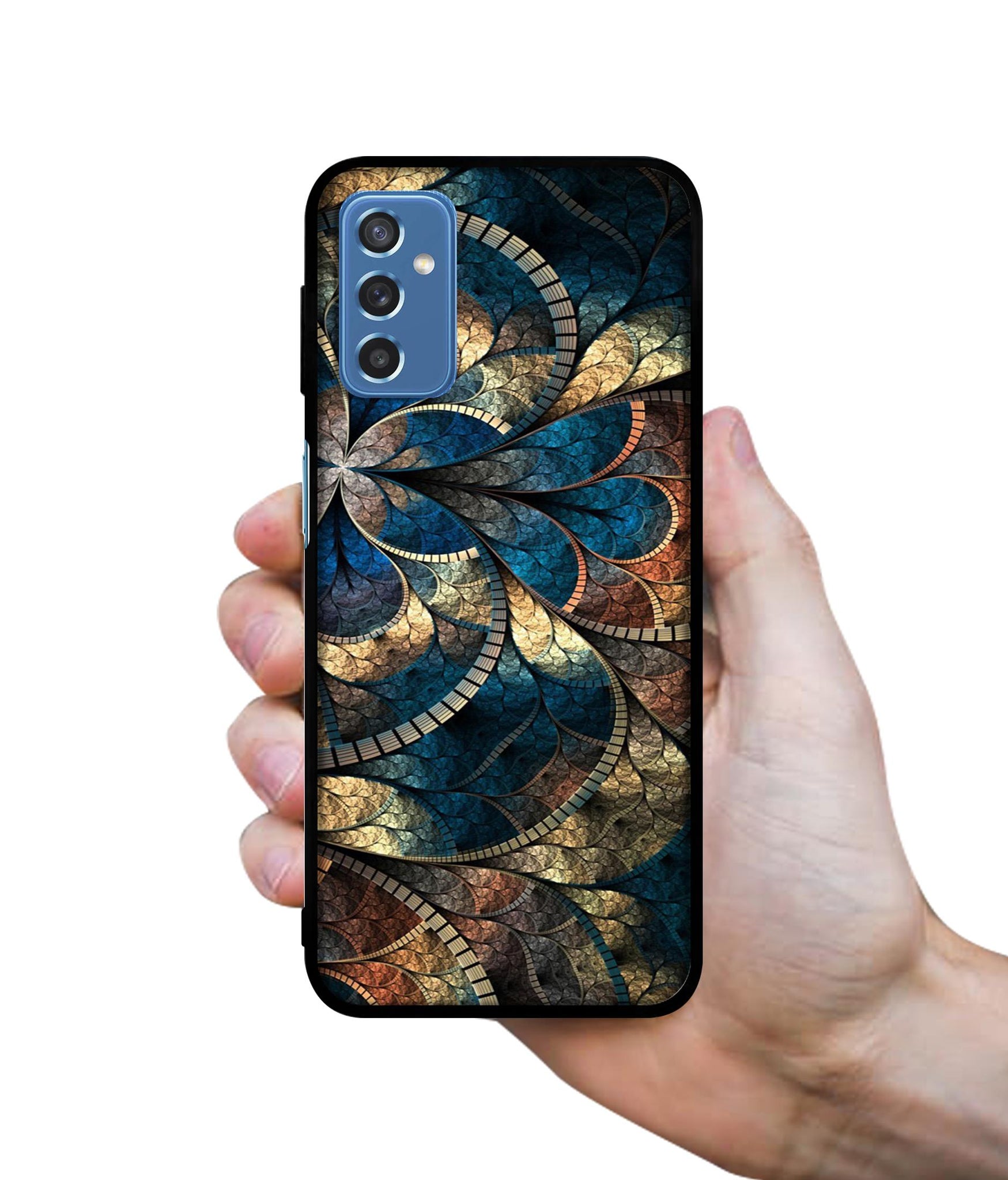 Fractional Pattern Designer 2D Printed Back Case Cover for Samsung Galaxy M52 5G