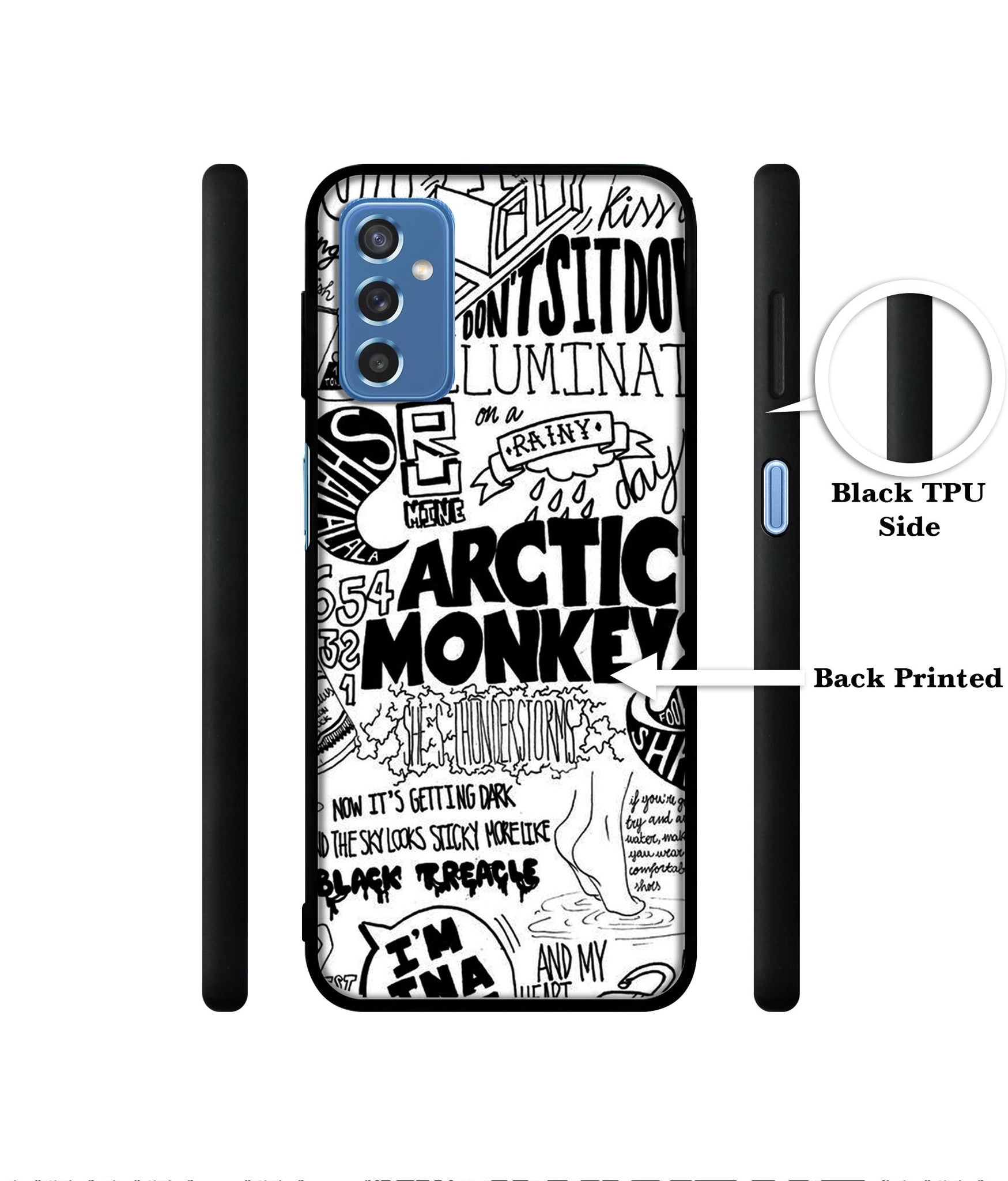Arctic Monkeys Pattern Designer 2D Printed Back Case Cover for Samsung Galaxy M52 5G