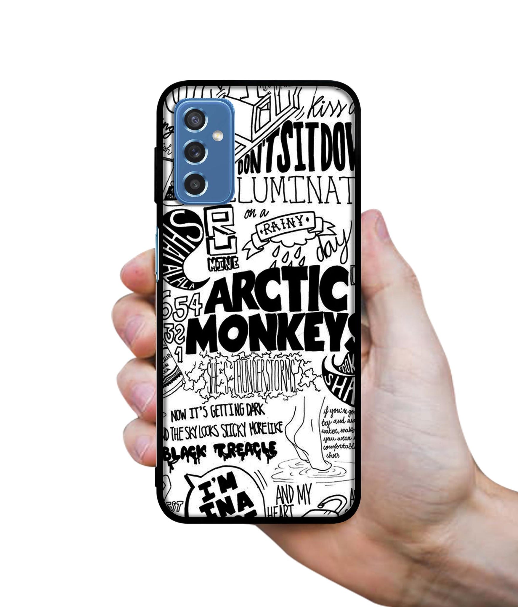 Arctic Monkeys Pattern Designer 2D Printed Back Case Cover for Samsung Galaxy M52 5G