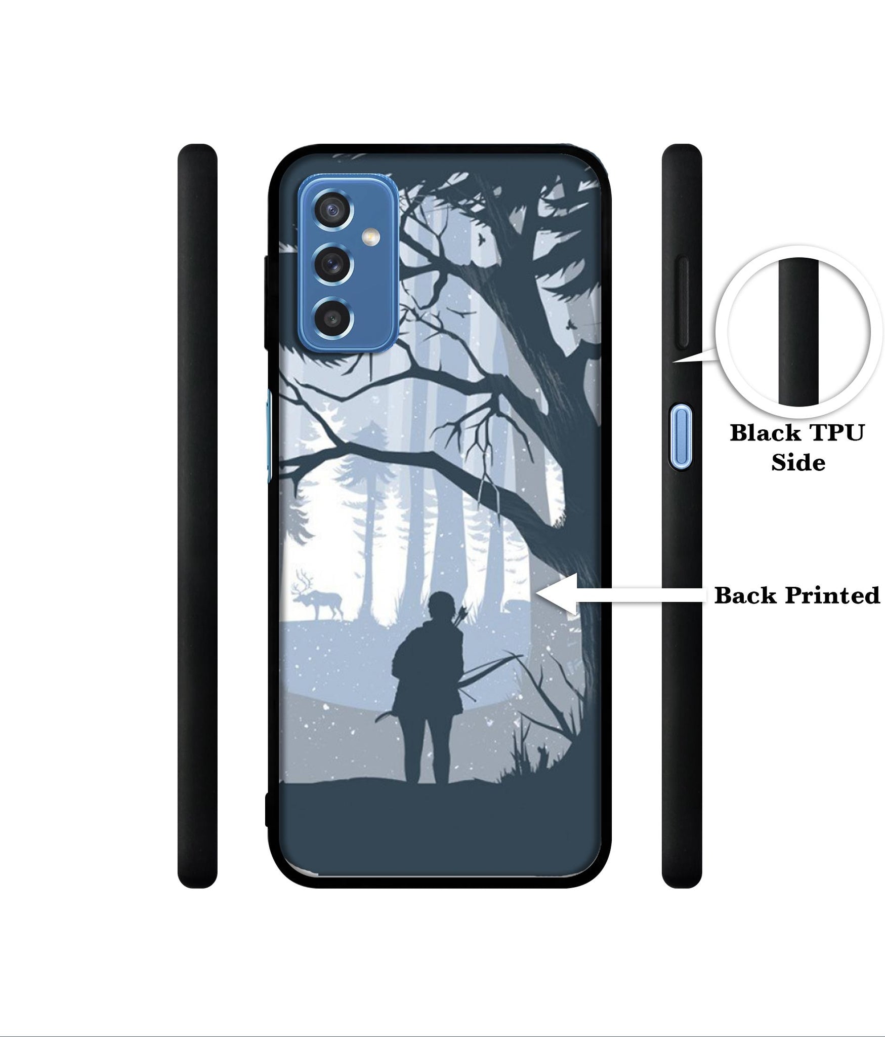Hunter Designer 2D Printed Back Case Cover for Samsung Galaxy M52 5G