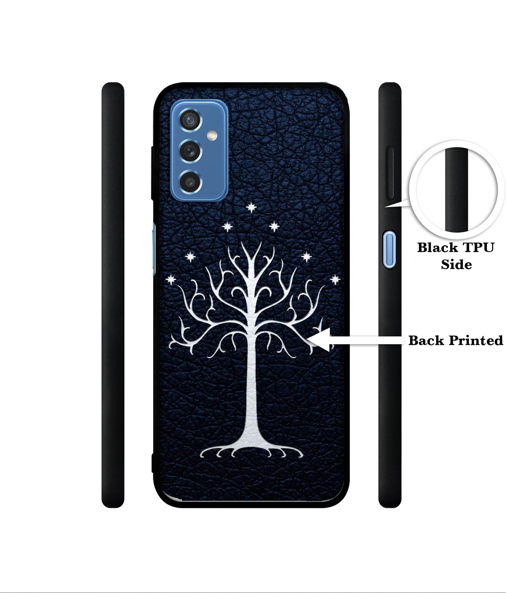 Magic Tree Pattern Designer 2D Printed Back Case Cover for Samsung Galaxy M52 5G