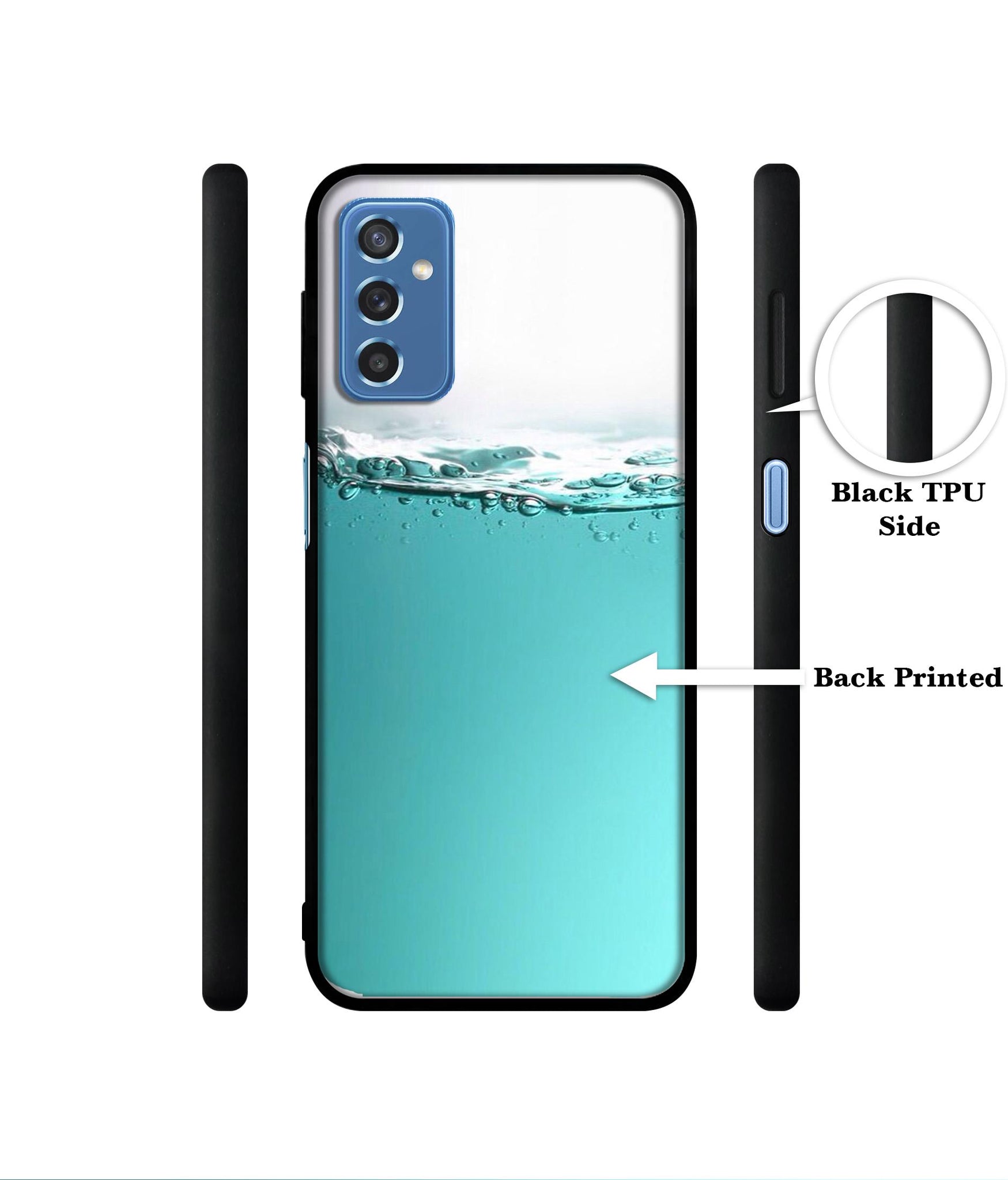 Half Fill Designer 2D Printed Back Case Cover for Samsung Galaxy M52 5G