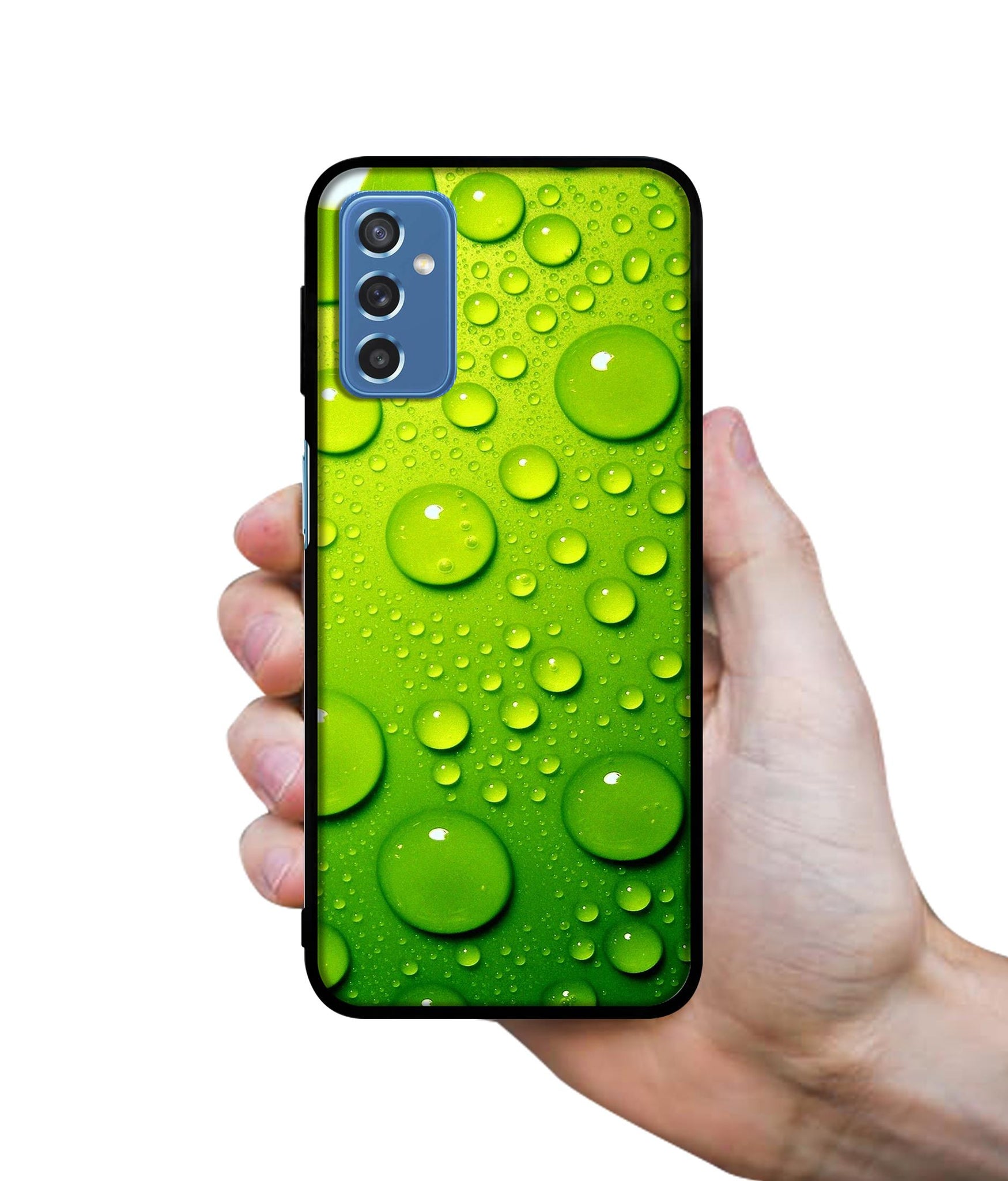 Green Bubbles Designer 2D Printed Back Case Cover for Samsung Galaxy M52 5G
