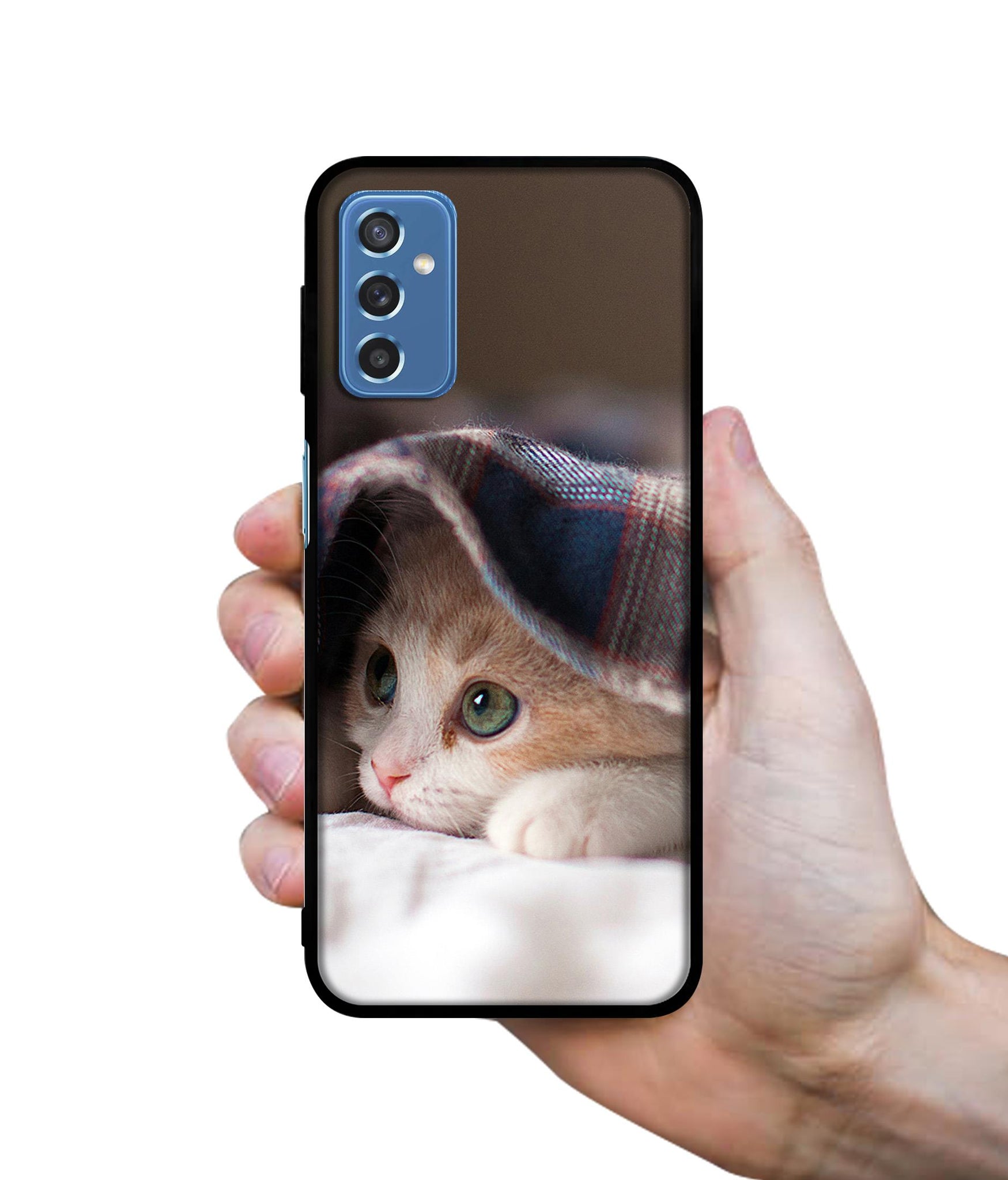 Sleepy Kitten Designer 2D Printed Back Case Cover for Samsung Galaxy M52 5G