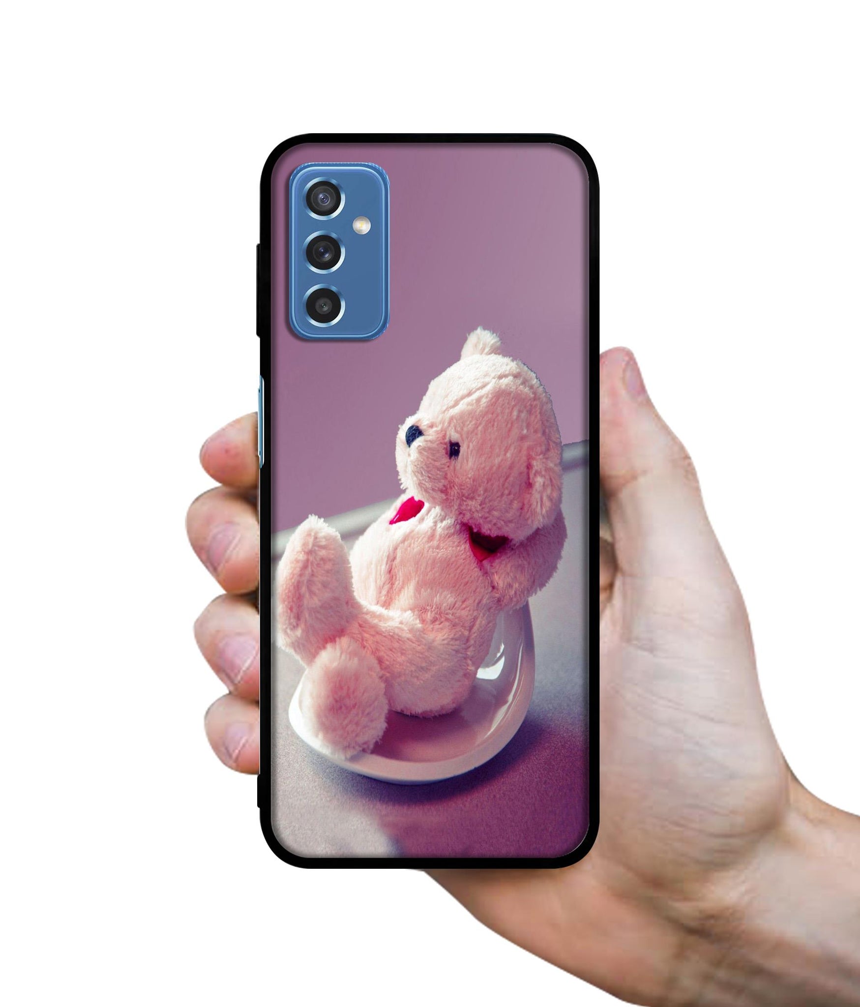 Cute Teddy Bear Designer 2D Printed Back Case Cover for Samsung Galaxy M52 5G