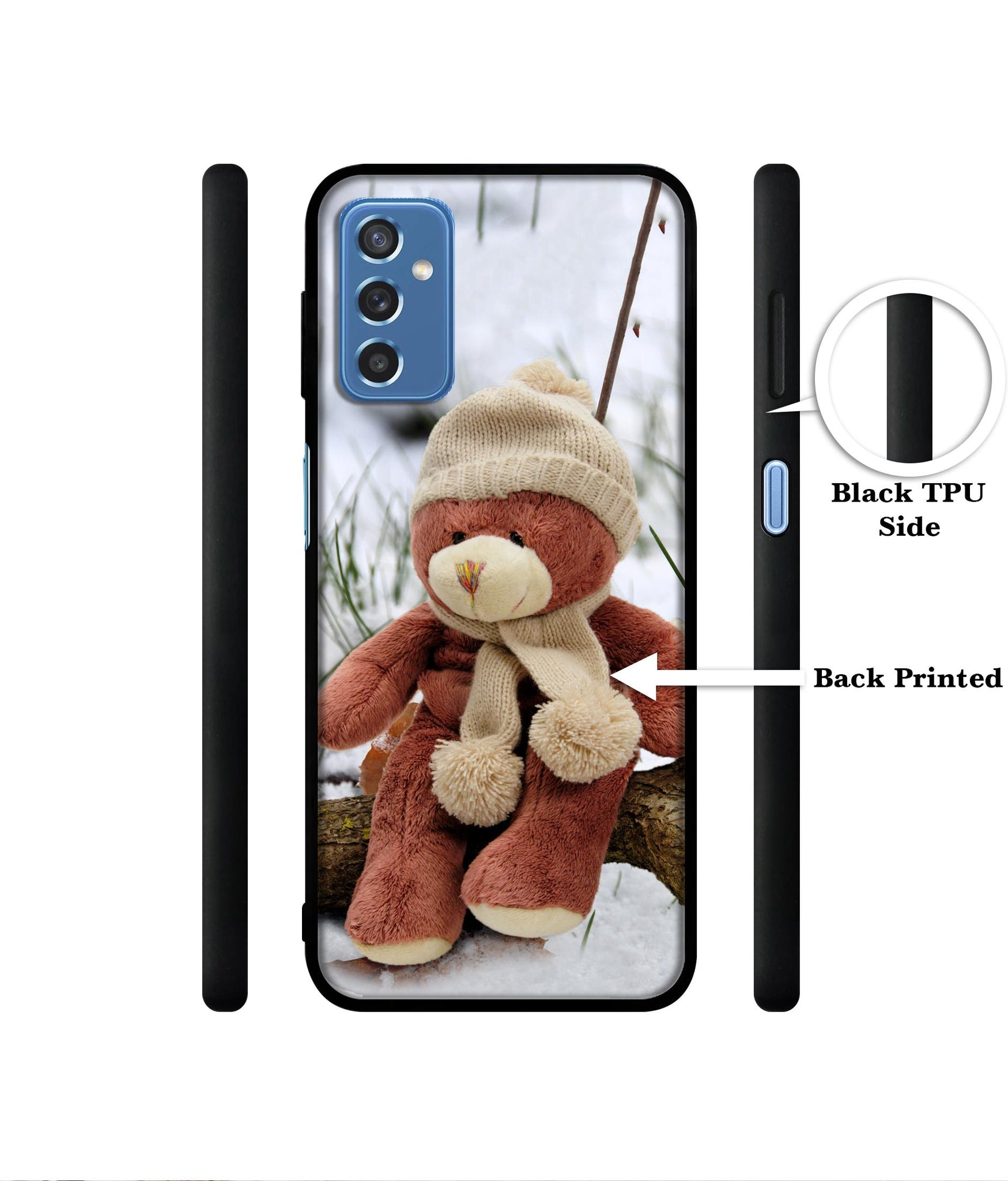 Woolen Bear Designer 2D Printed Back Case Cover for Samsung Galaxy M52 5G
