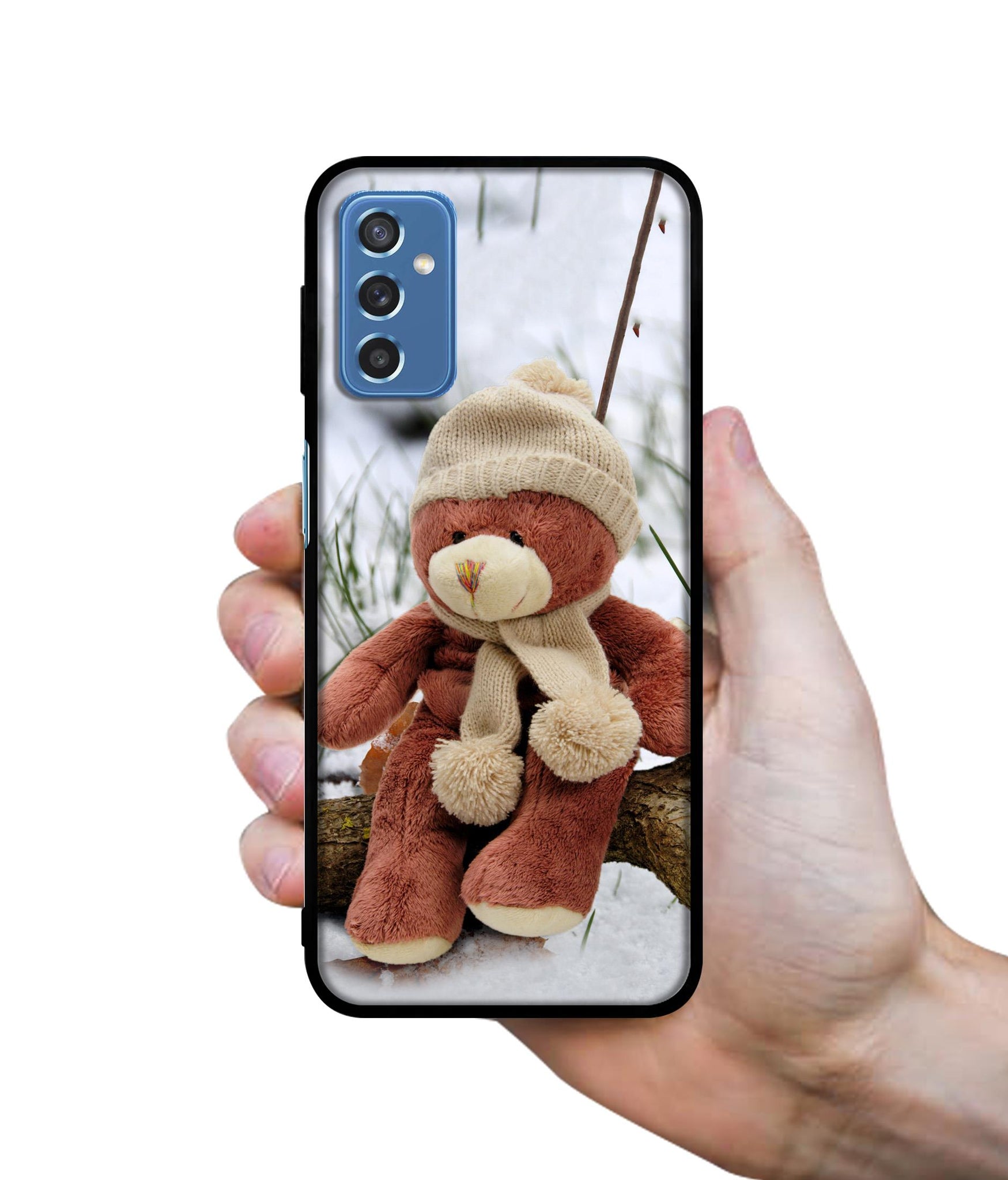 Woolen Bear Designer 2D Printed Back Case Cover for Samsung Galaxy M52 5G