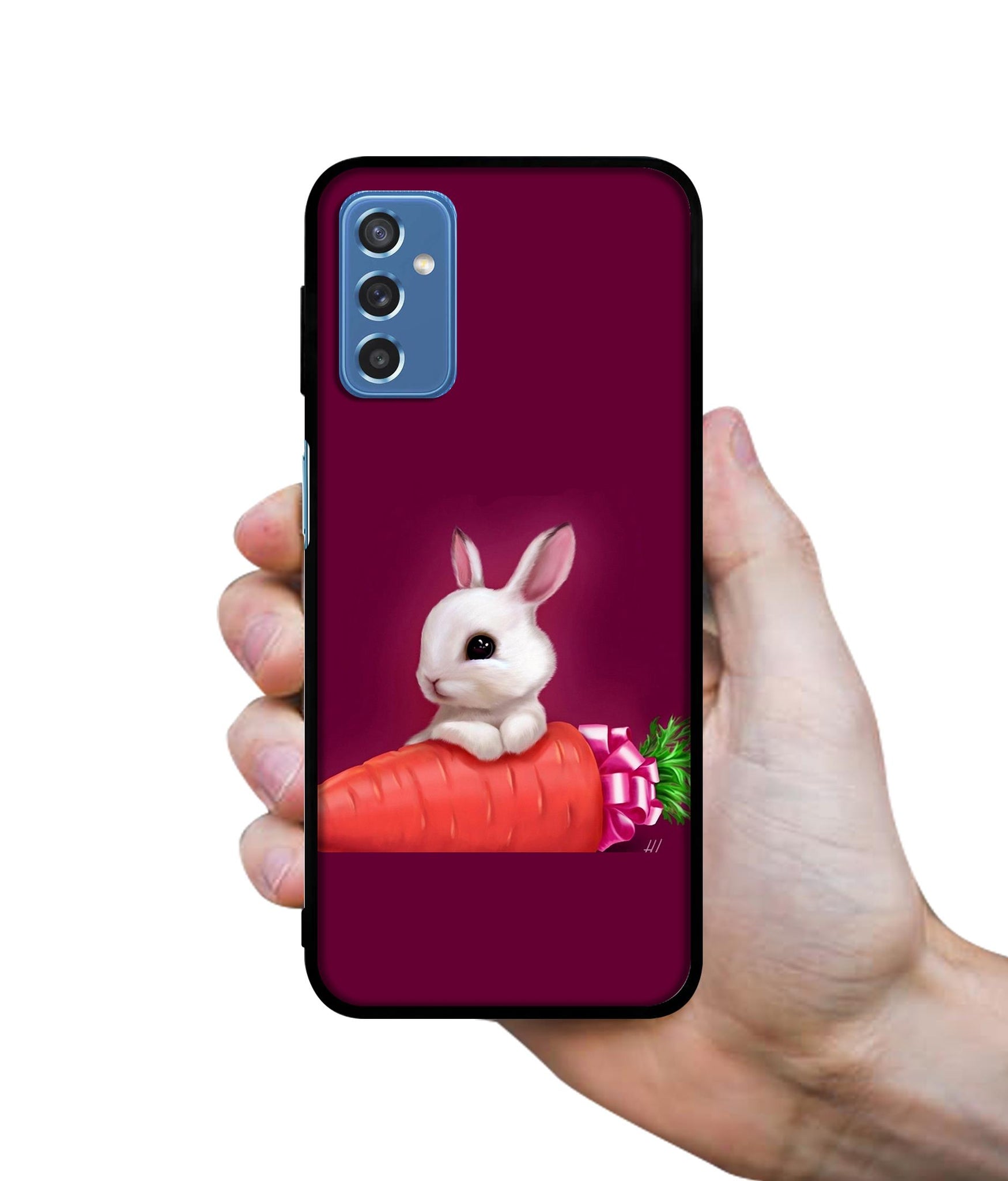 Bunny With Carrot Designer 2D Printed Back Case Cover for Samsung Galaxy M52 5G
