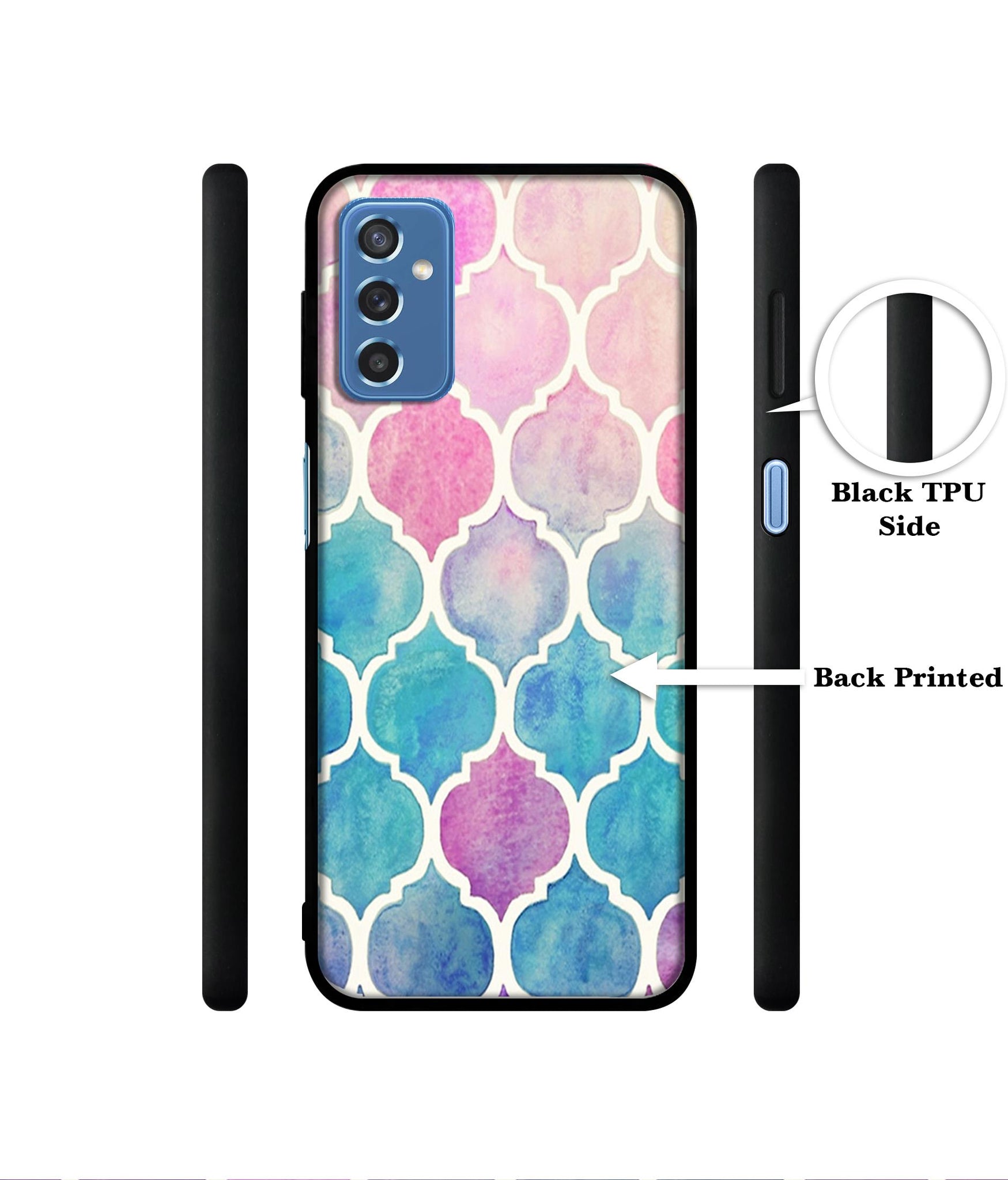 Patterns Art Designer 2D Printed Back Case Cover for Samsung Galaxy M52 5G