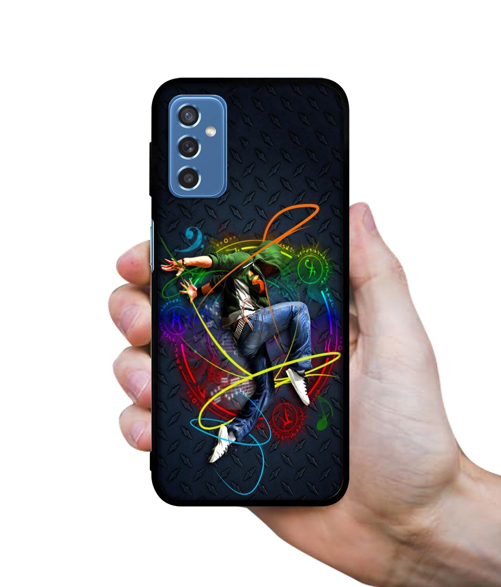 Boy With Music Designer 2D Printed Back Case Cover for Samsung Galaxy M52 5G