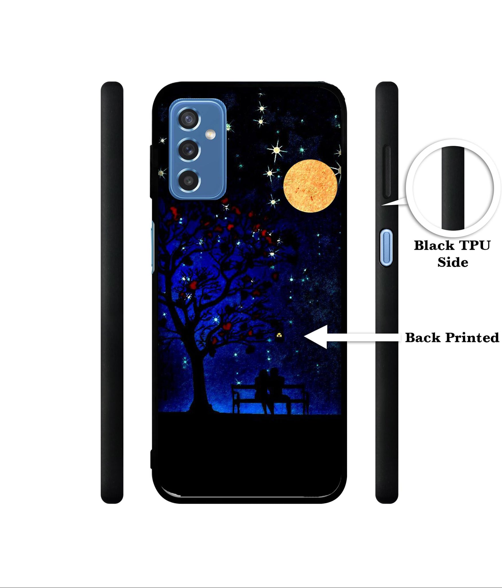 Blue Sky Designer 2D Printed Back Case Cover for Samsung Galaxy M52 5G