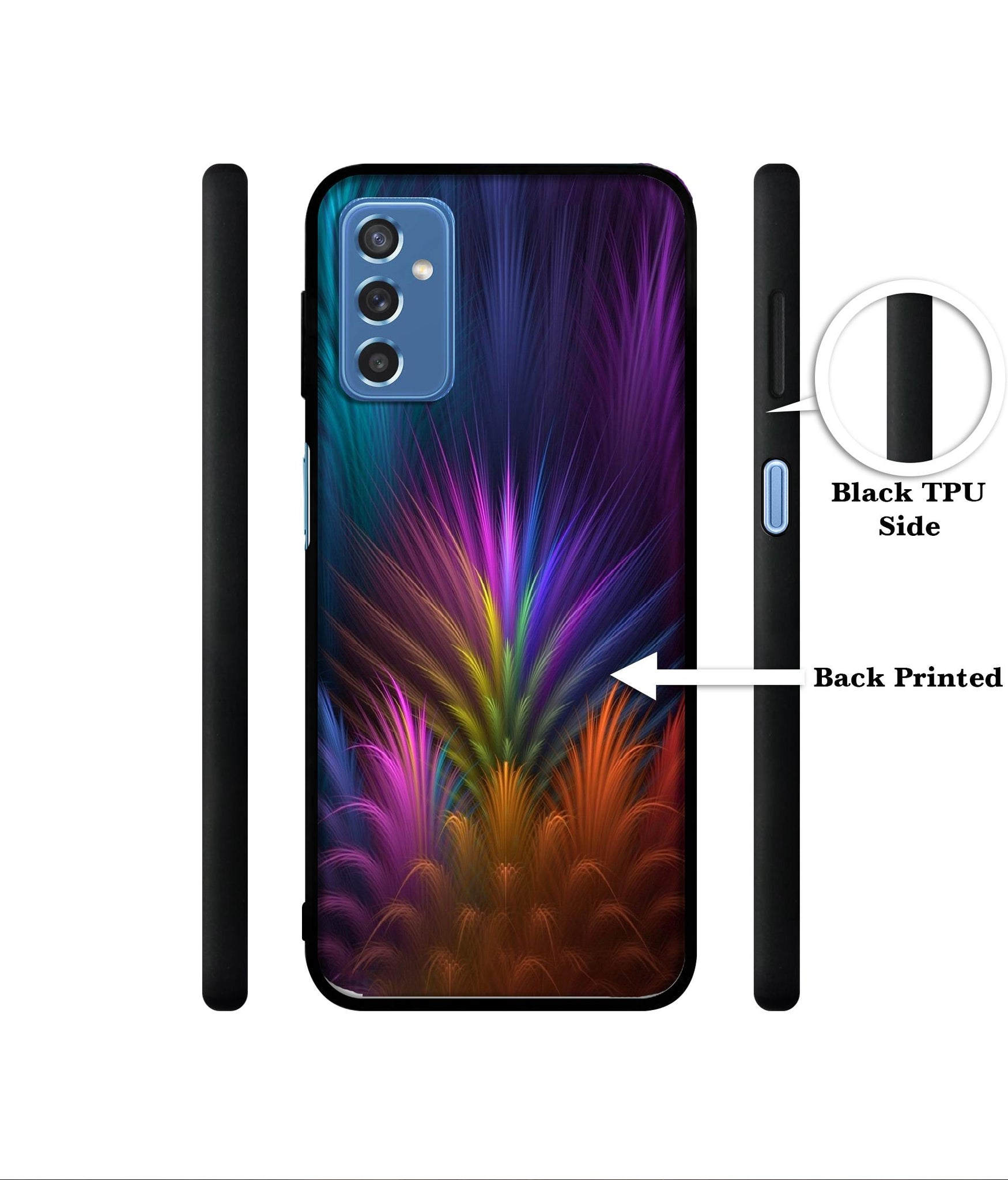 Multicoloured Designer 2D Printed Back Case Cover for Samsung Galaxy M52 5G