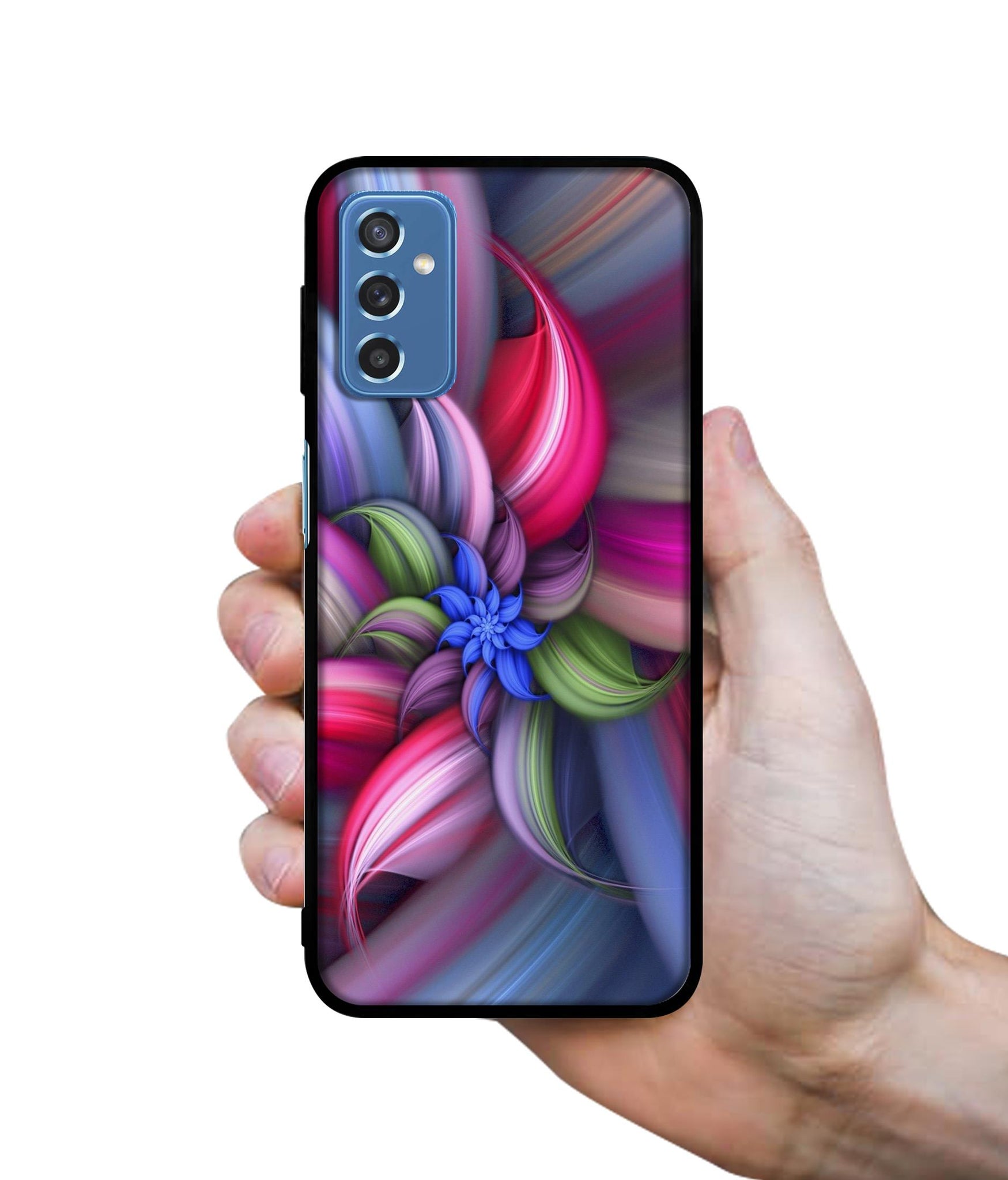 Colorful Flower Designer 2D Printed Back Case Cover for Samsung Galaxy M52 5G