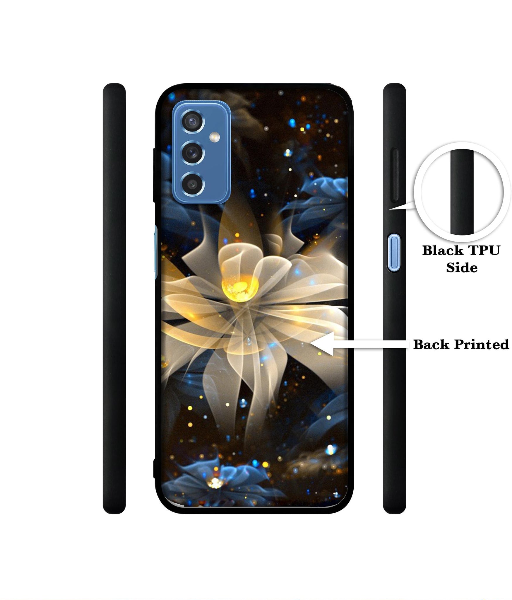 Art Flower Designer 2D Printed Back Case Cover for Samsung Galaxy M52 5G