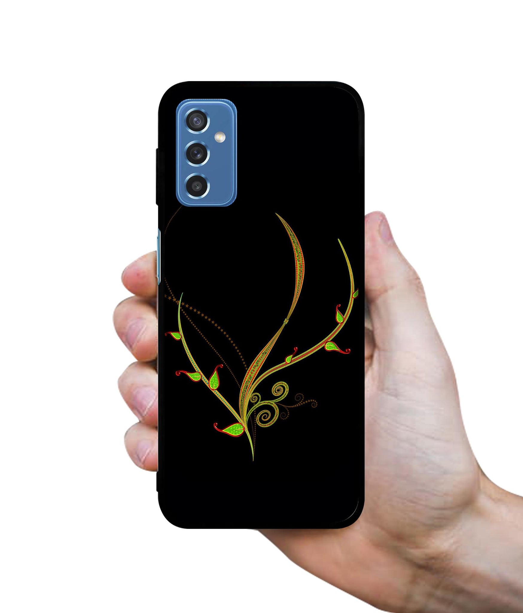 Yellow Pattern Designer 2D Printed Back Case Cover for Samsung Galaxy M52 5G