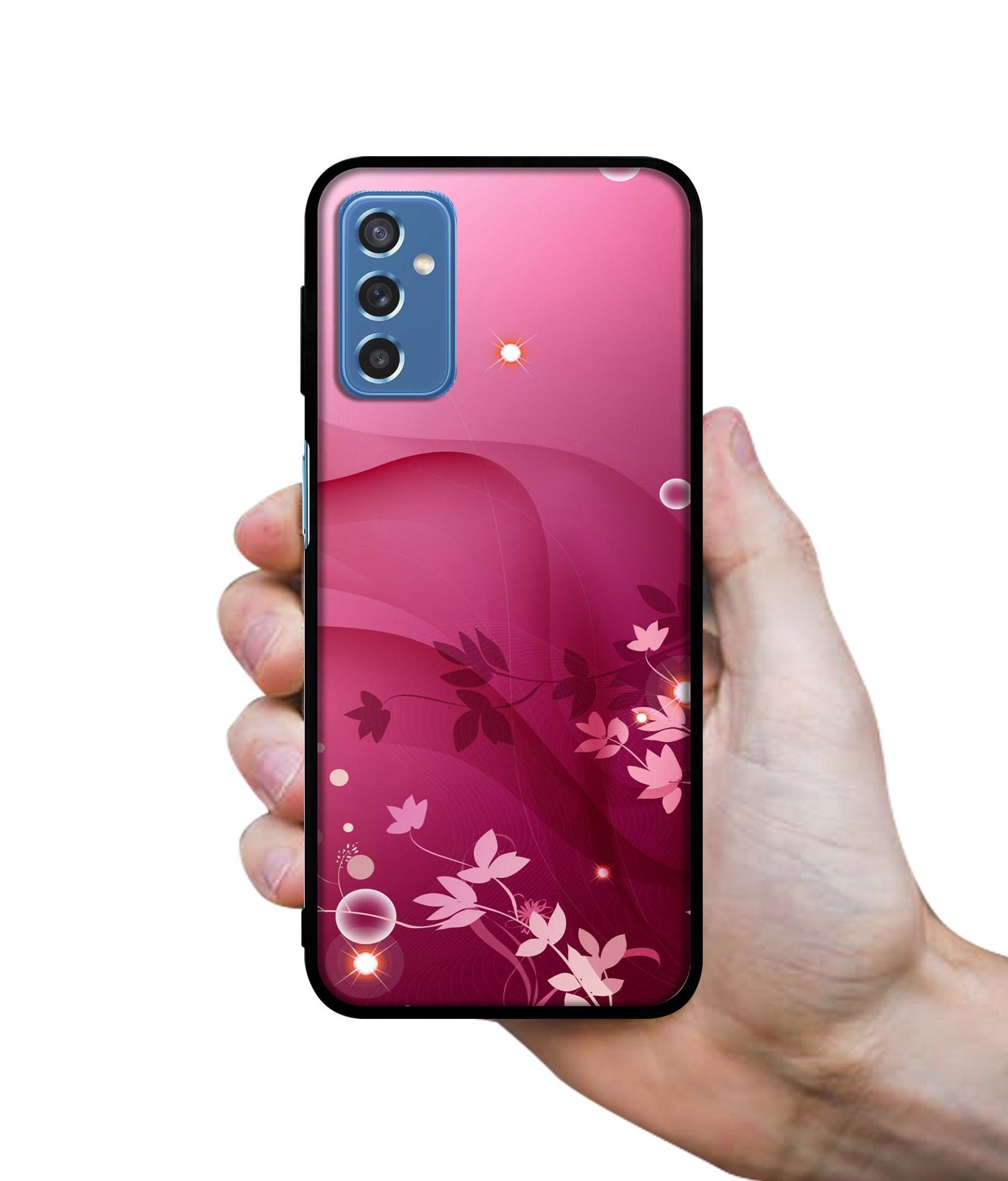 Pink Abstract Designer 2D Printed Back Case Cover for Samsung Galaxy M52 5G