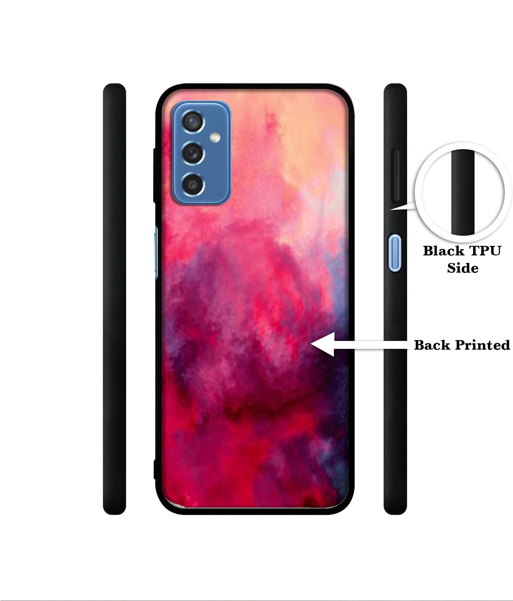 Holi Color Designer 2D Printed Back Case Cover for Samsung Galaxy M52 5G