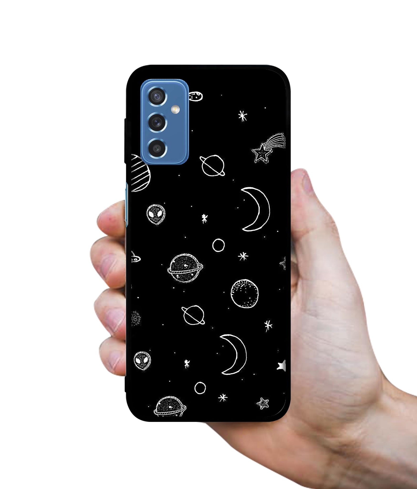 Space Stars Universe Designer 2D Printed Back Case Cover for Samsung Galaxy M52 5G